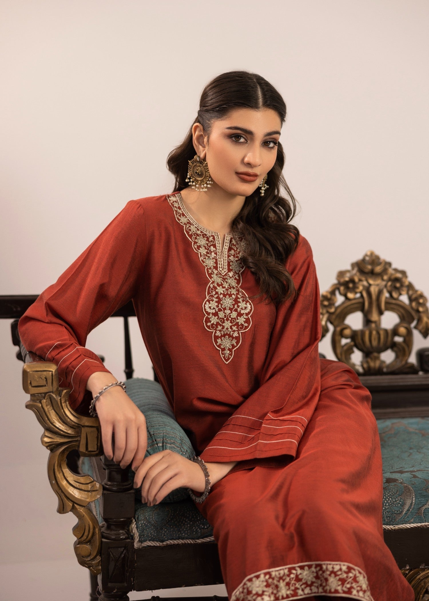 Miandad Fabrics EMB PV7 04 Women 2pcs