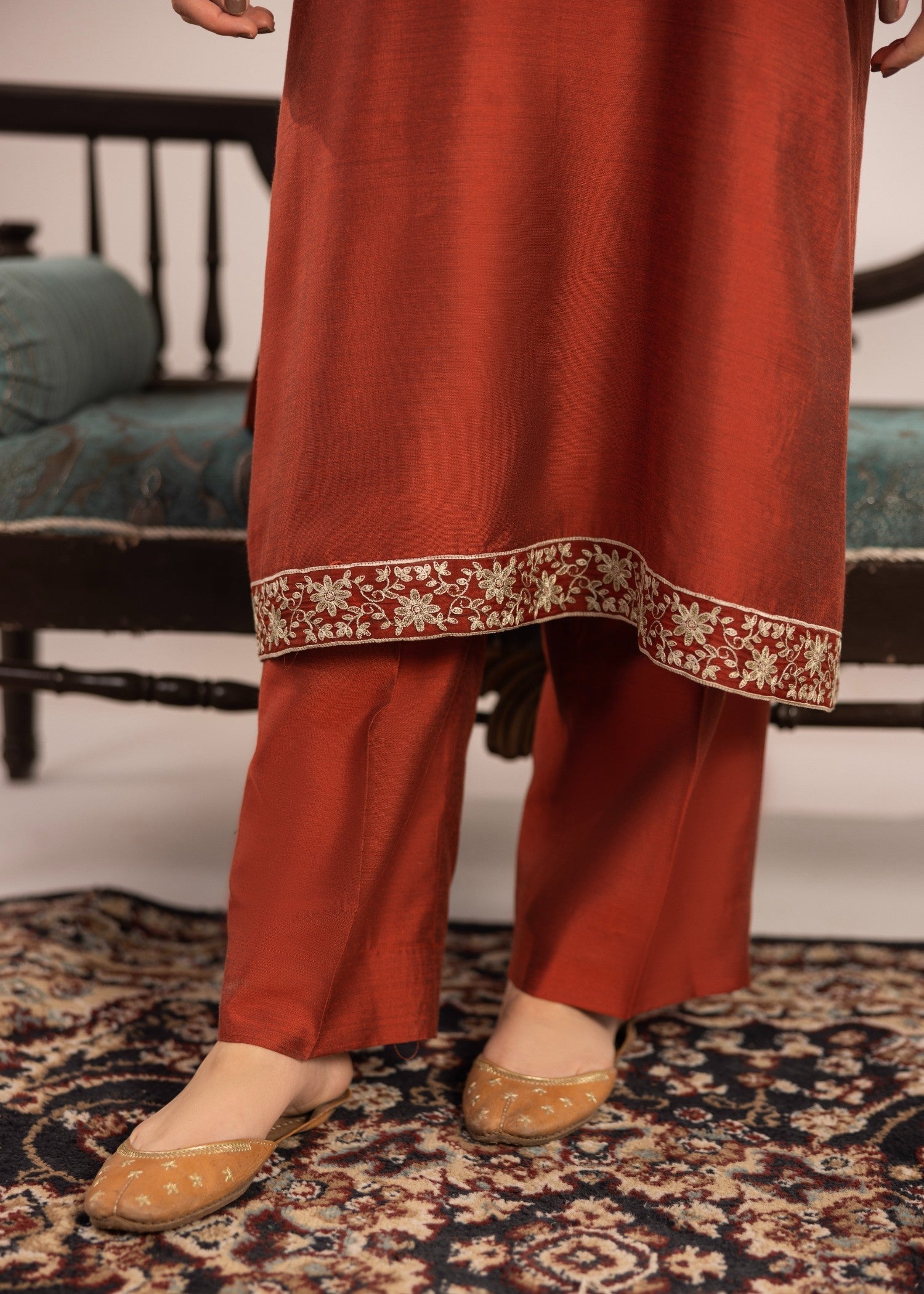 Miandad Fabrics EMB PV7 04 Women 2pcs