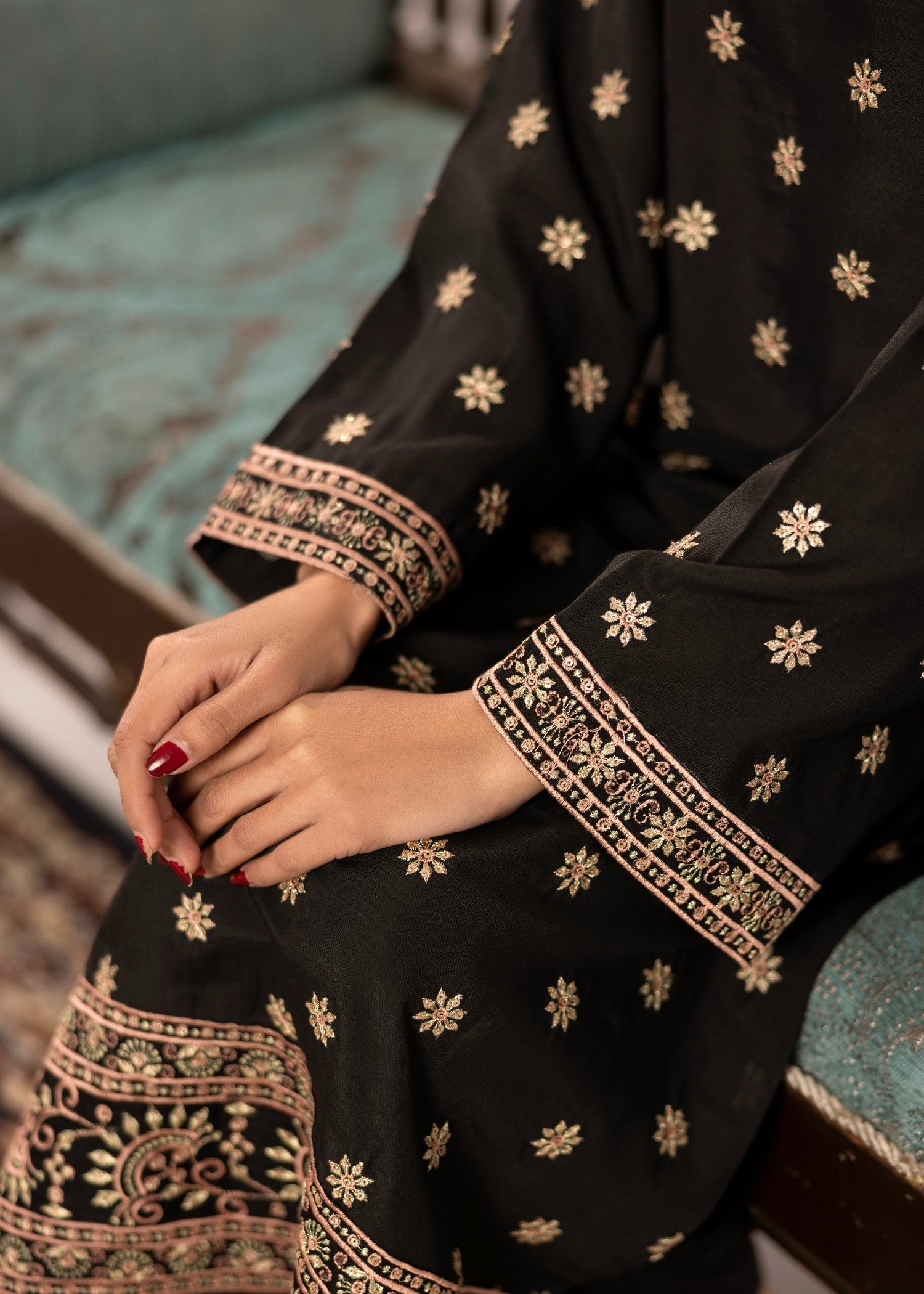 Miandad Fabrics EMB PV7 05 Women 2pcs