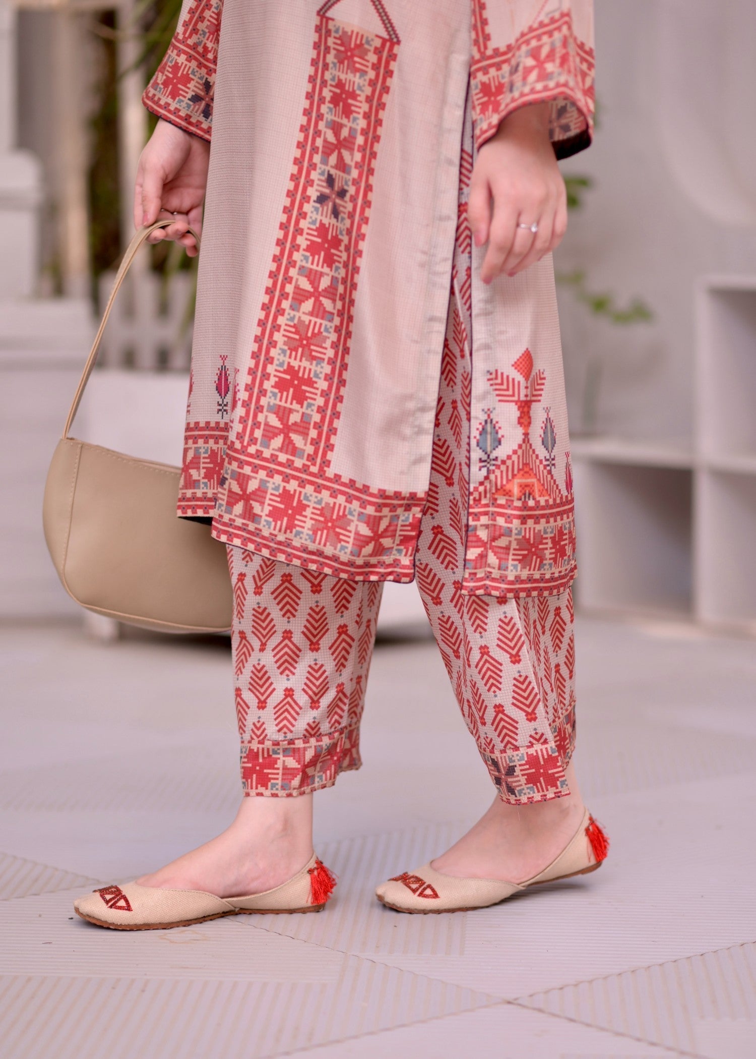 Elara Official Printed EL357G Women 2pcs