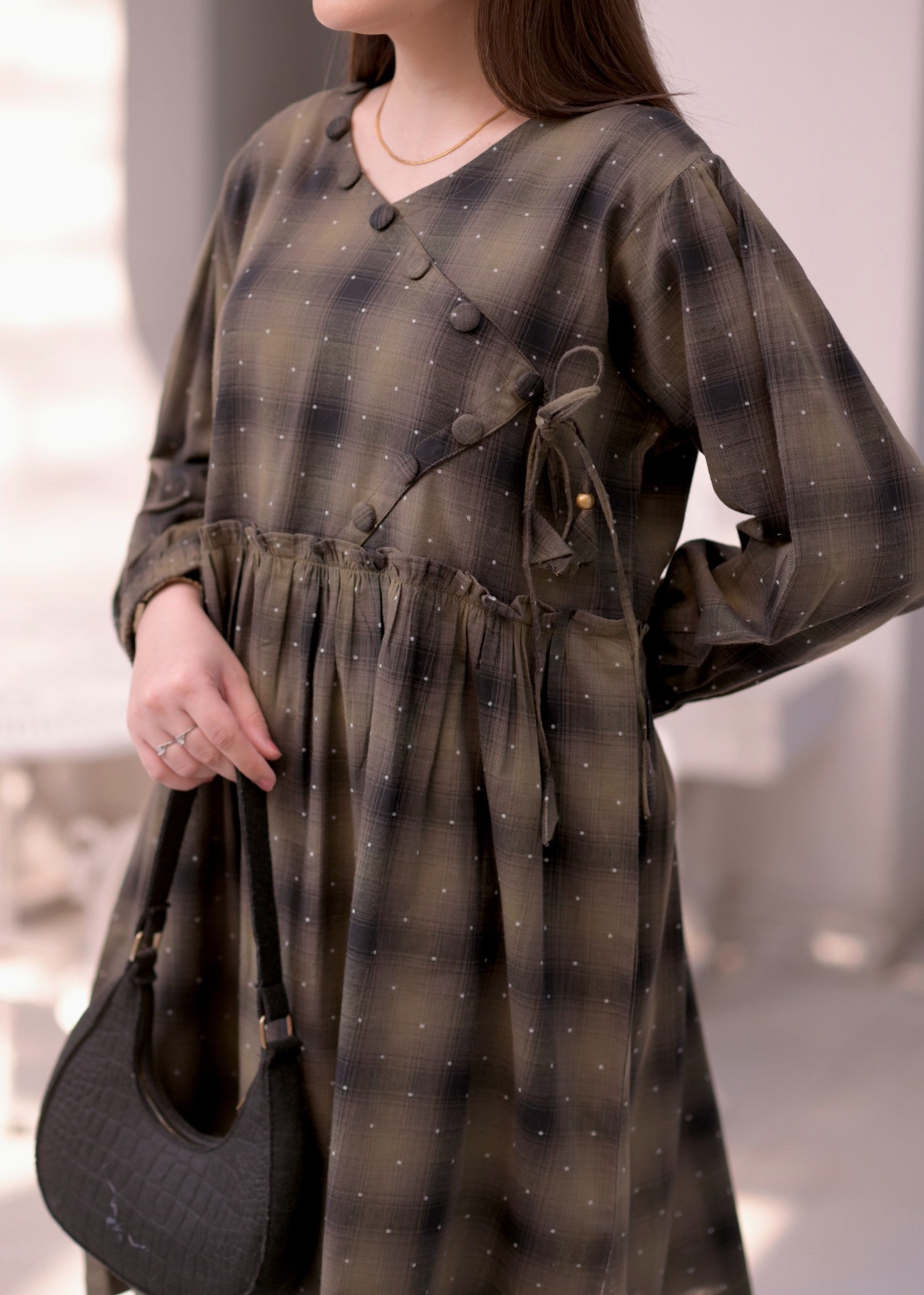 Elara Official Checkered EL359G Women 2pcs