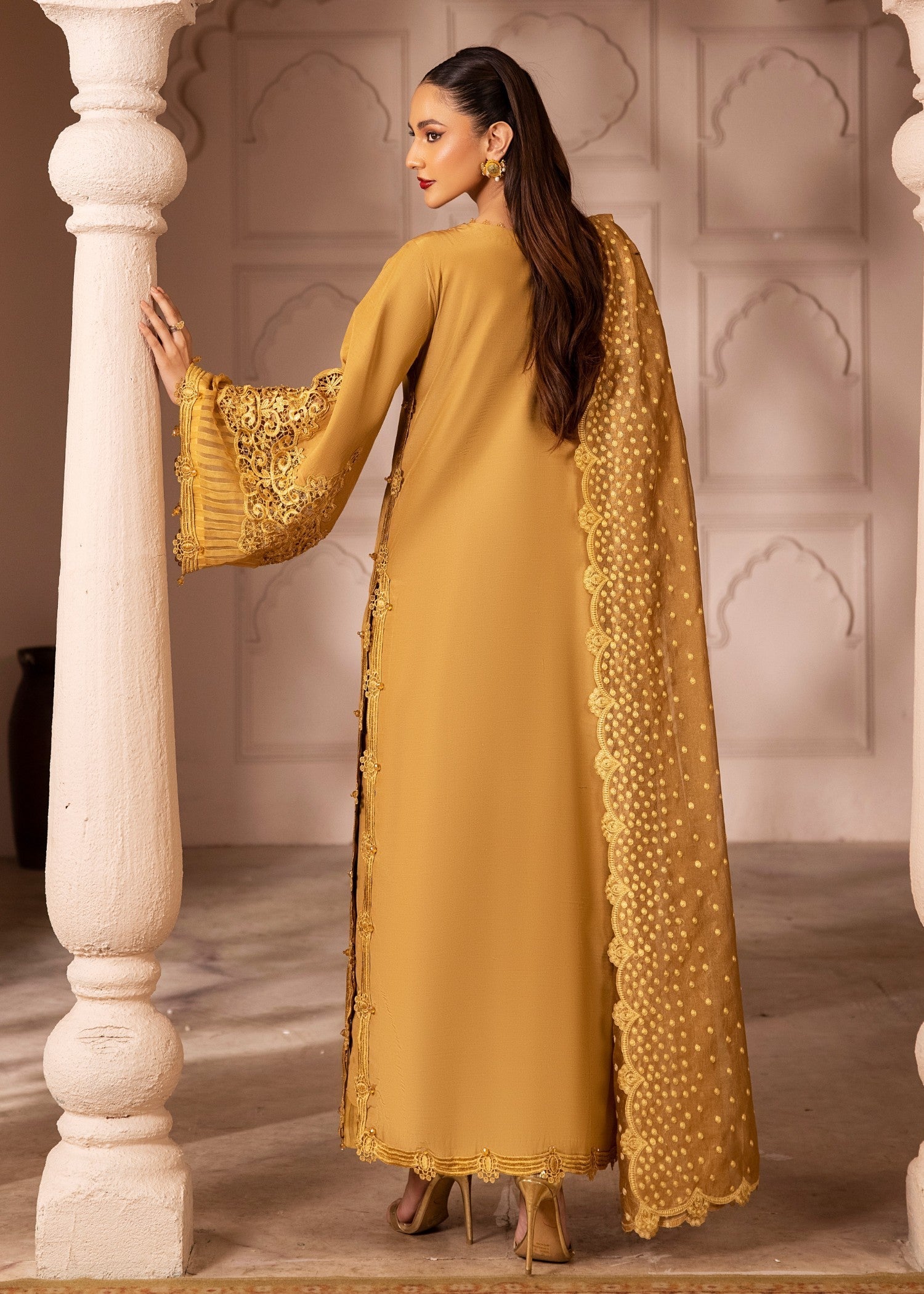 Tessa Crystal Cascades Pret Ready to Wear Women 3pcs