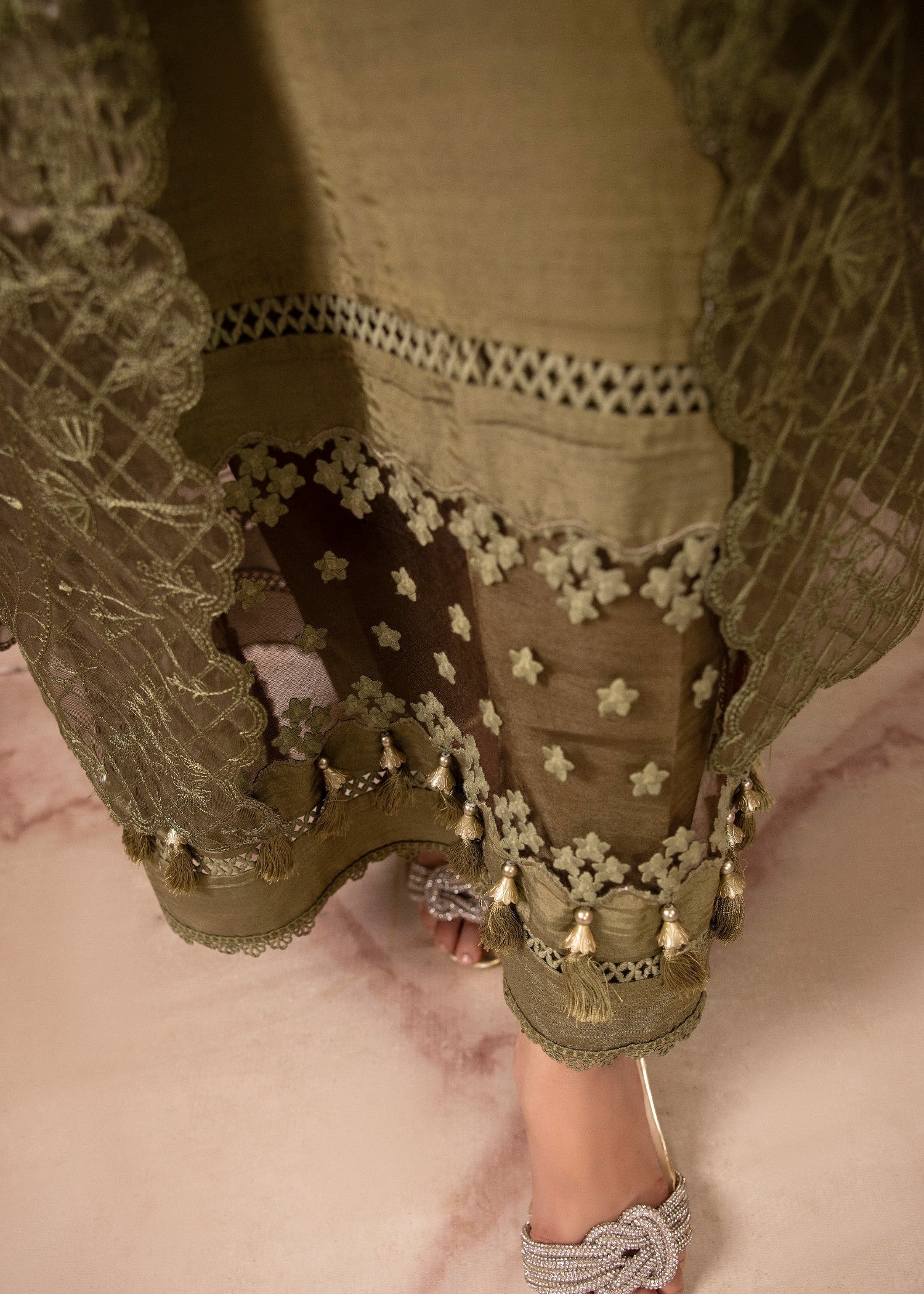 Tessa Mystic Pine Pret Ready to Wear Women 3pcs