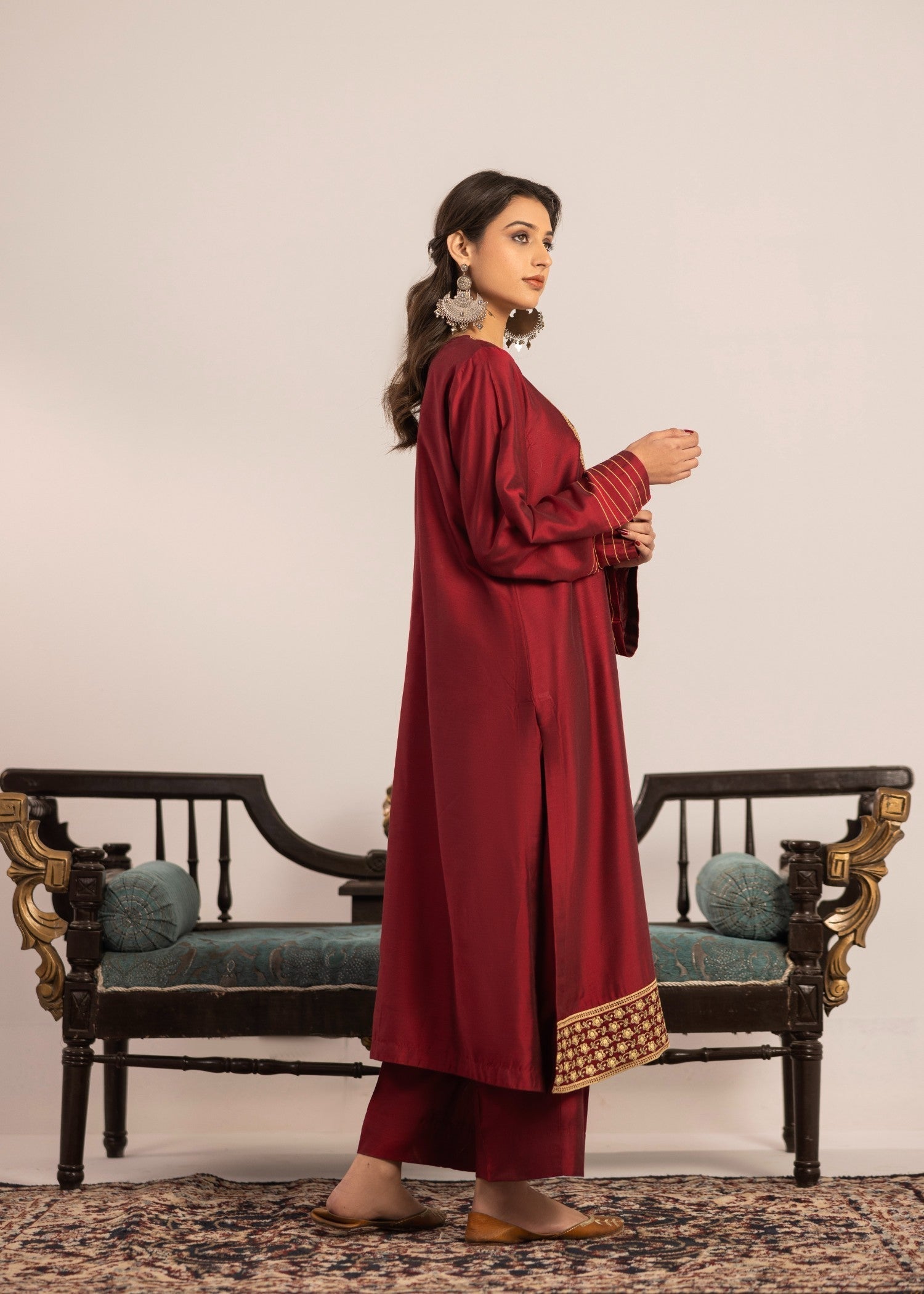 Miandad Fabrics EMB PV7 06 Women 2pcs