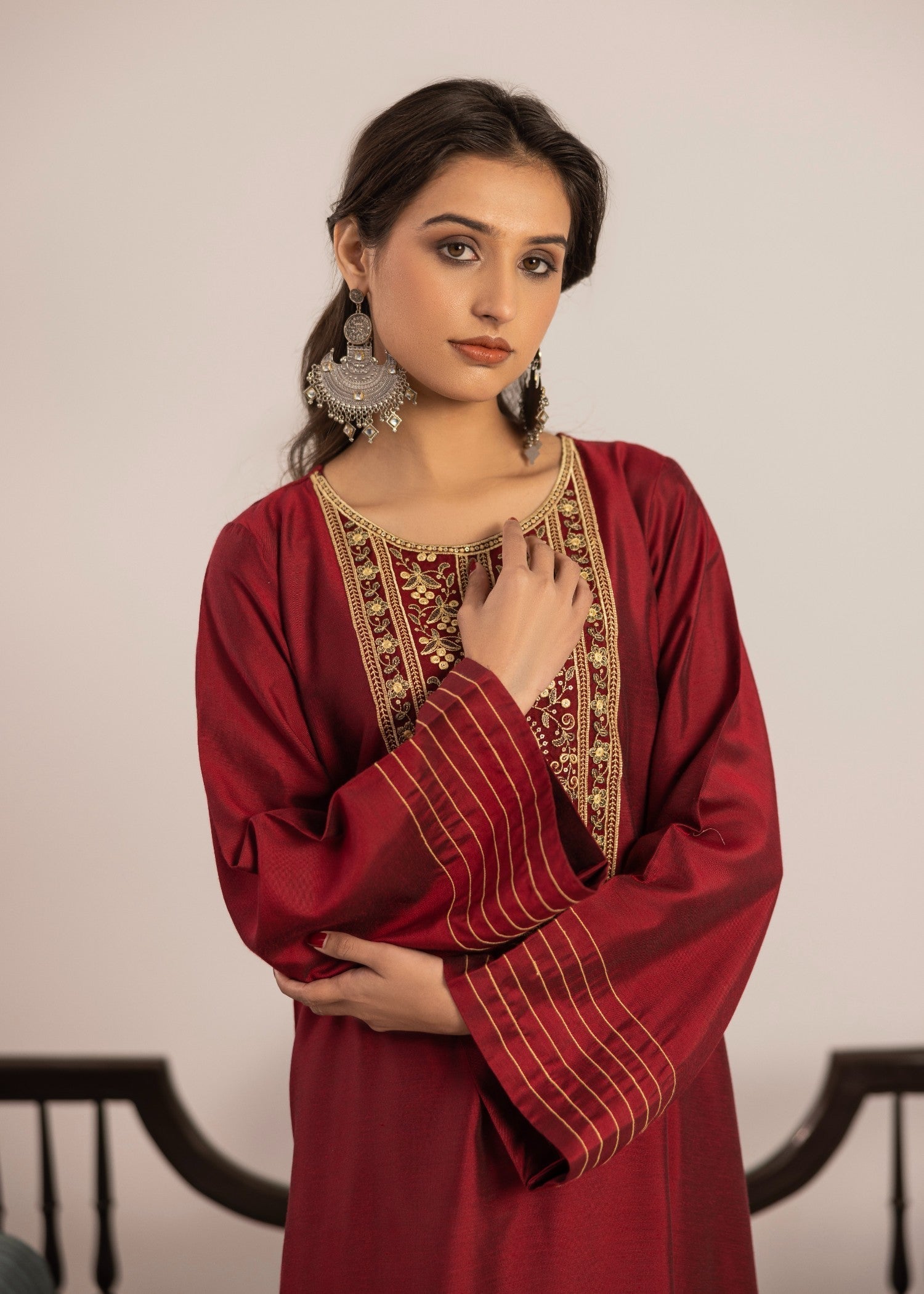 Miandad Fabrics EMB PV7 06 Women 2pcs