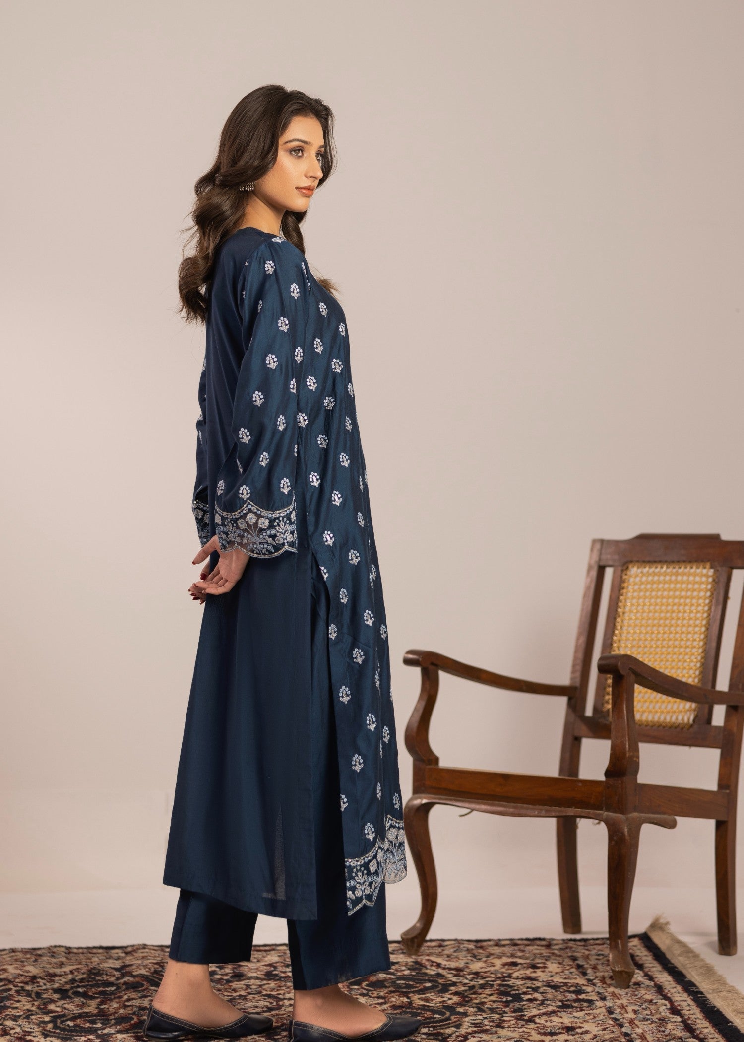 Miandad Fabrics EMB PV7 07 Women 2pcs