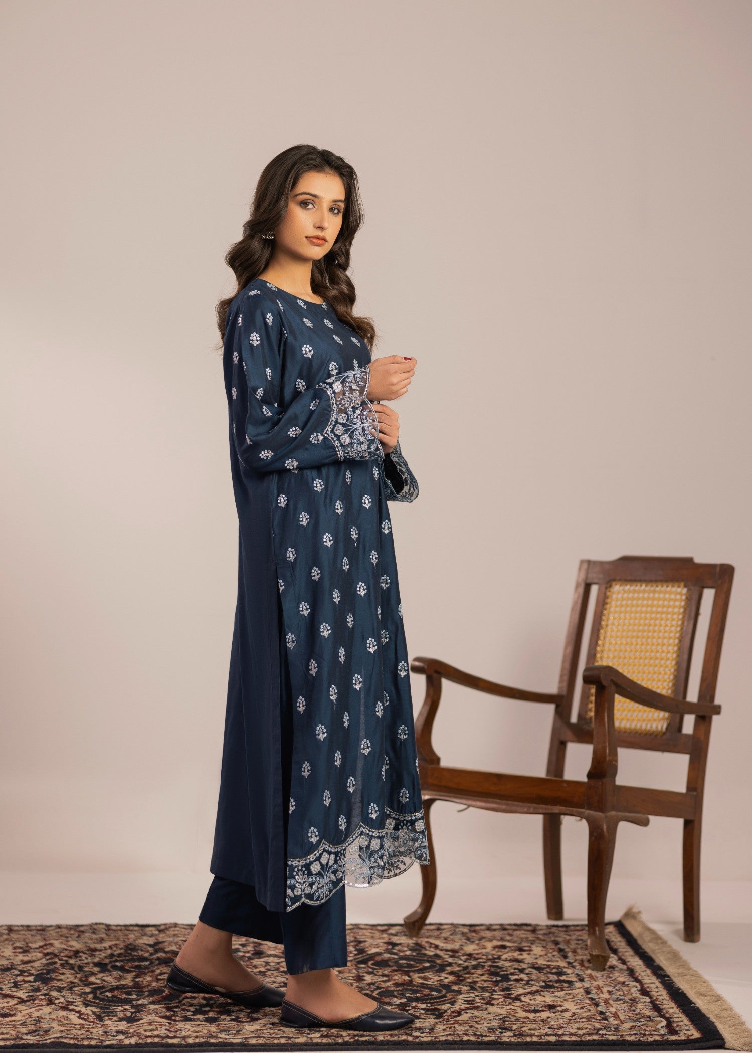 Miandad Fabrics EMB PV7 07 Women 2pcs