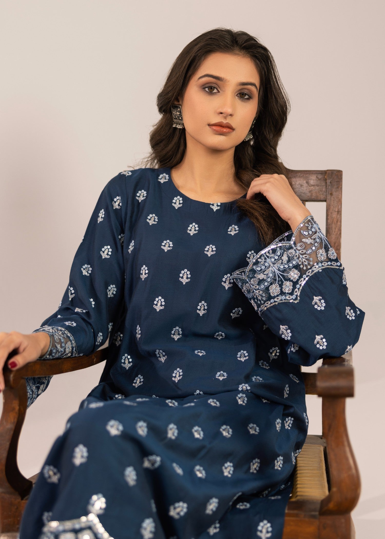 Miandad Fabrics EMB PV7 07 Women 2pcs