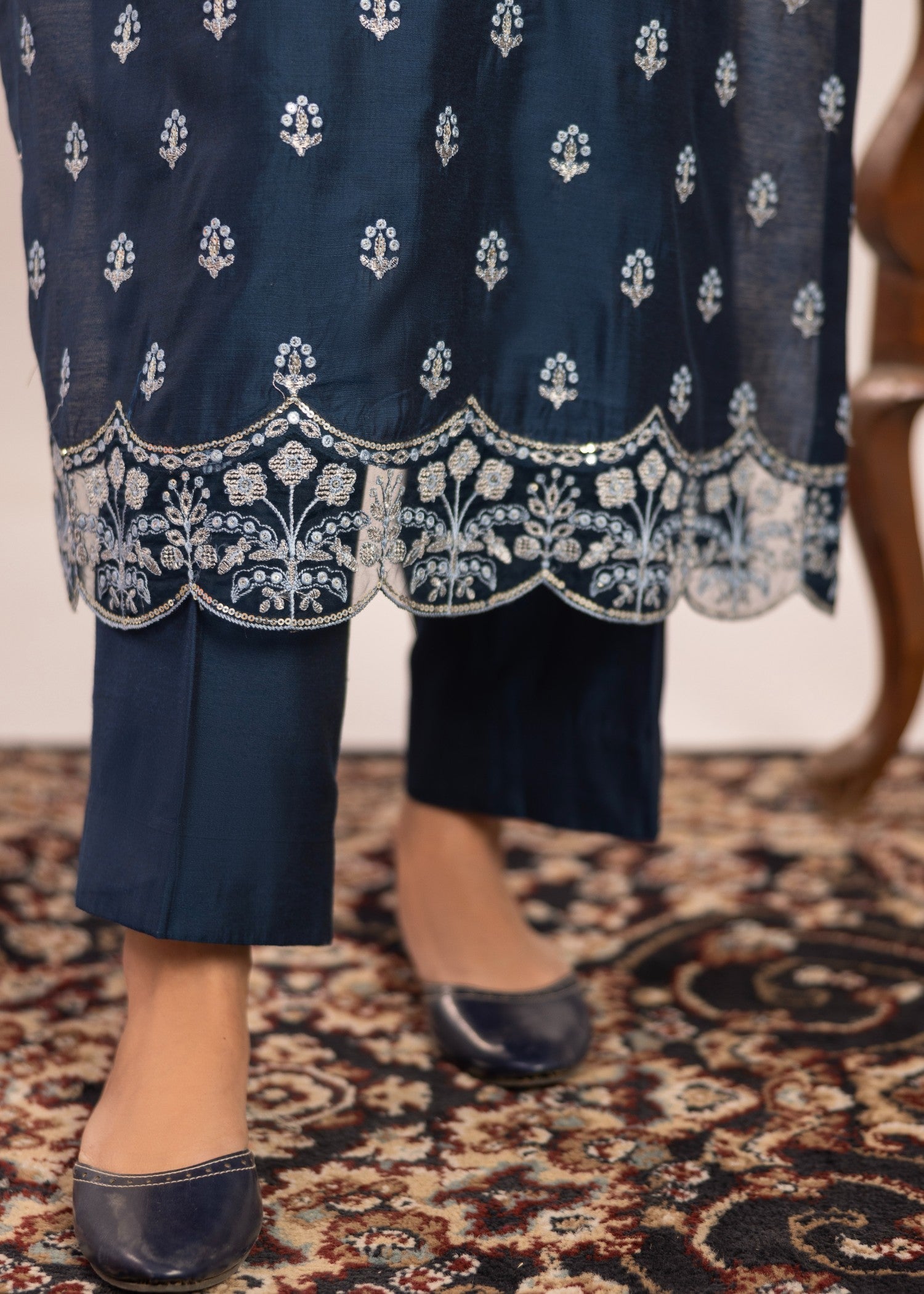 Miandad Fabrics EMB PV7 07 Women 2pcs