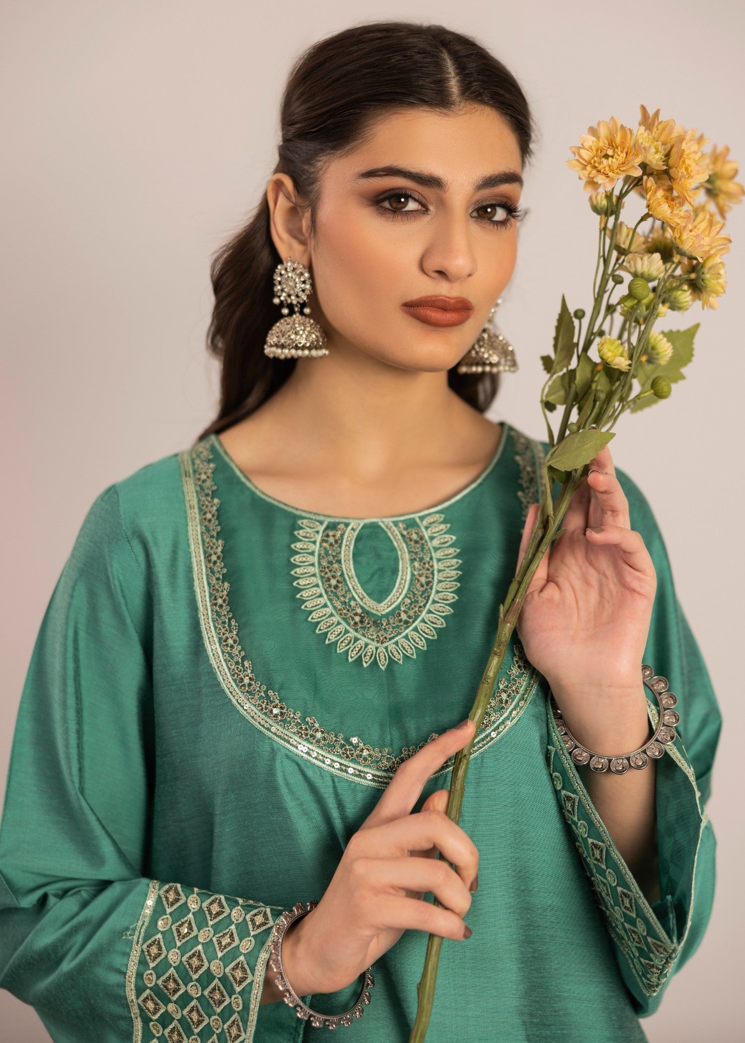 Miandad Fabrics EMB PV7 08 Women 2pcs