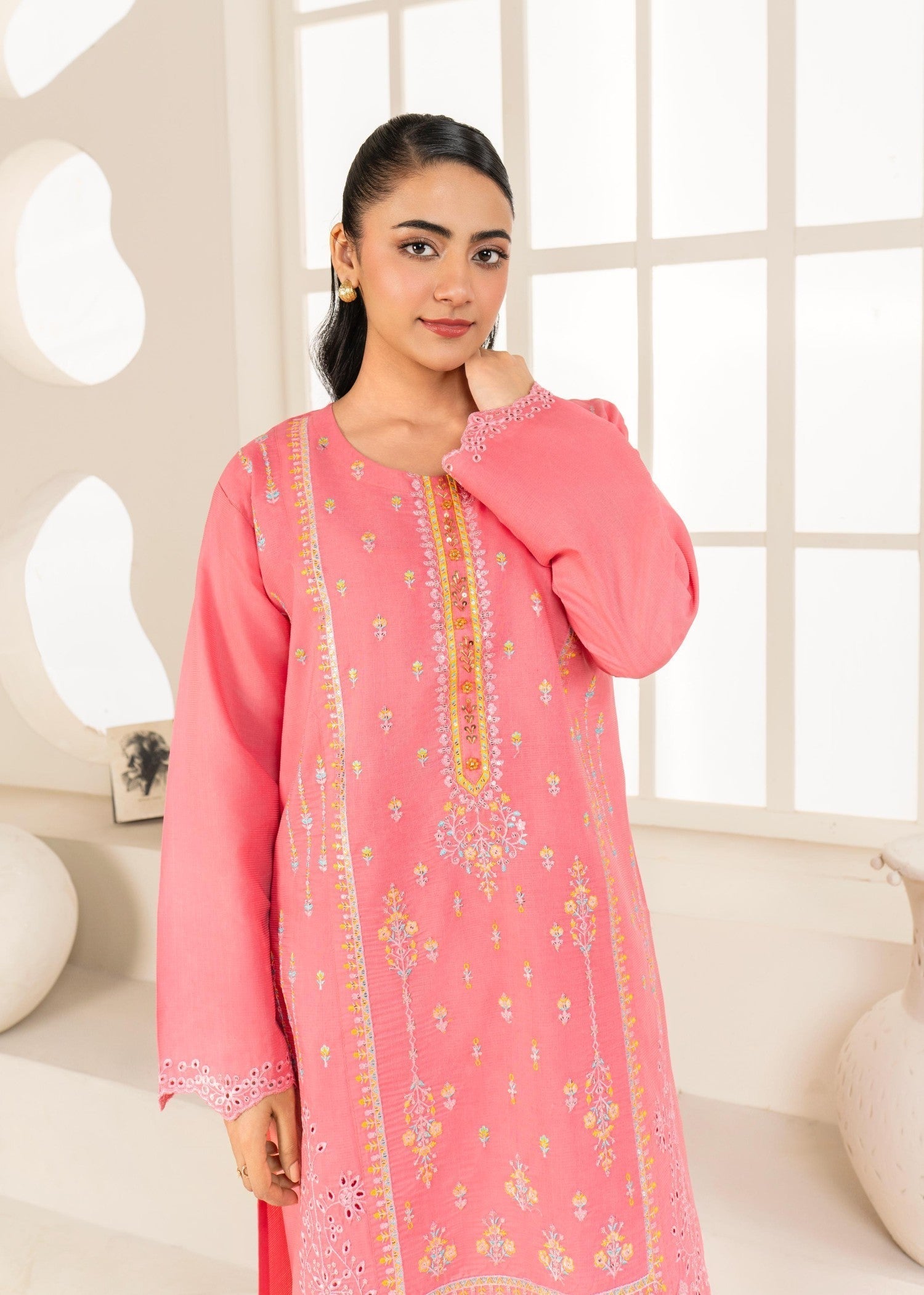 Stylish Collection NAAZ PEACH Women 2pcs