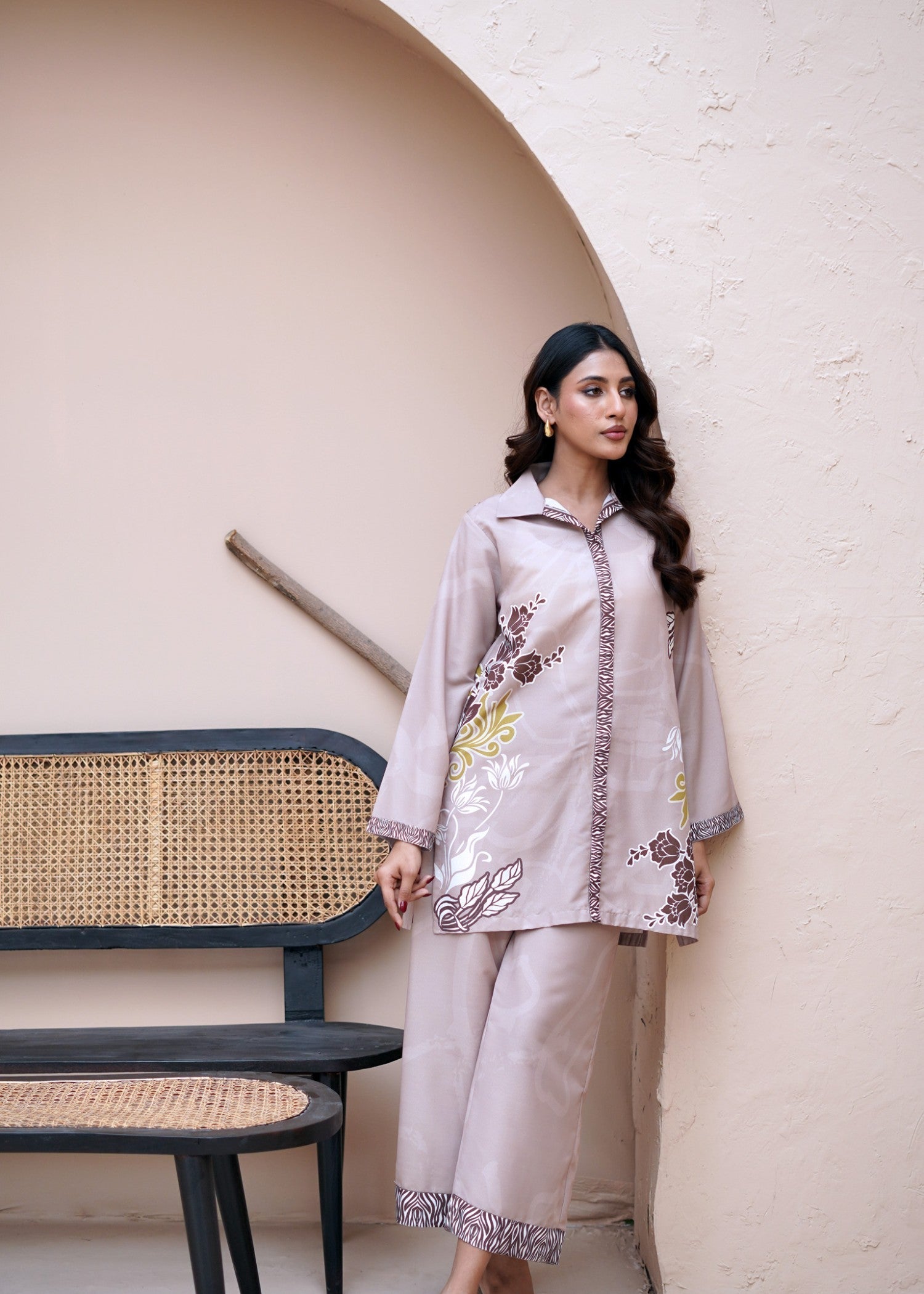 Nairah MOCHA FLORA Women 2pcs