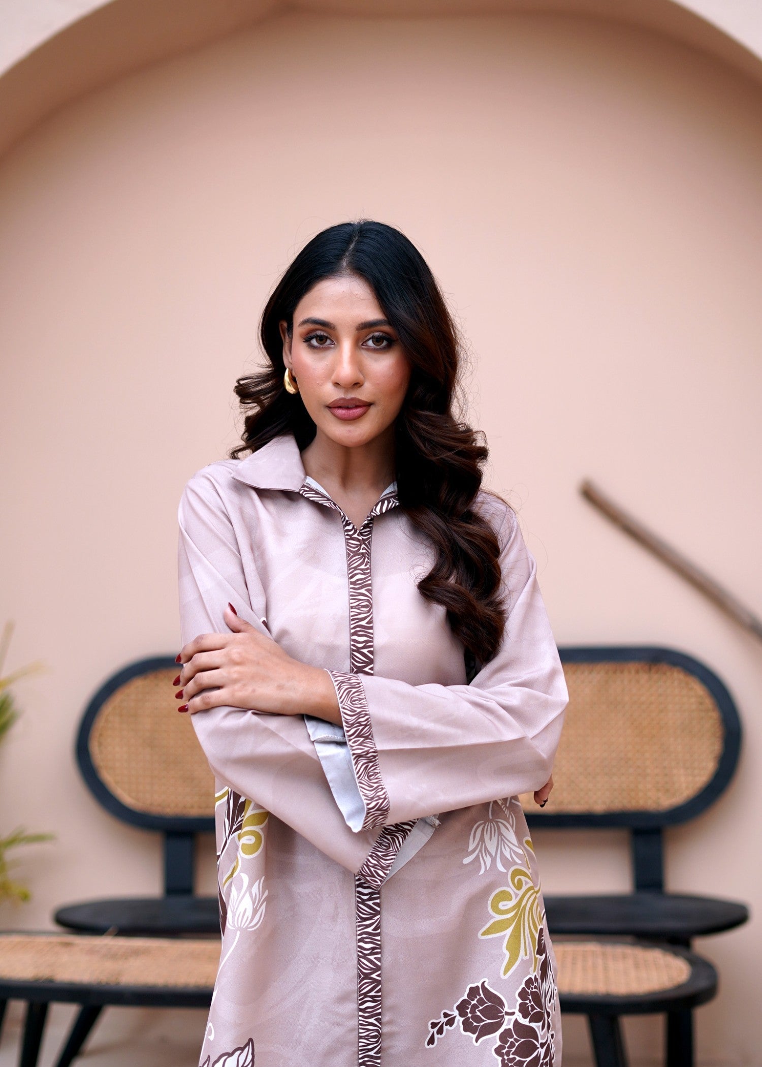 Nairah MOCHA FLORA Women 2pcs