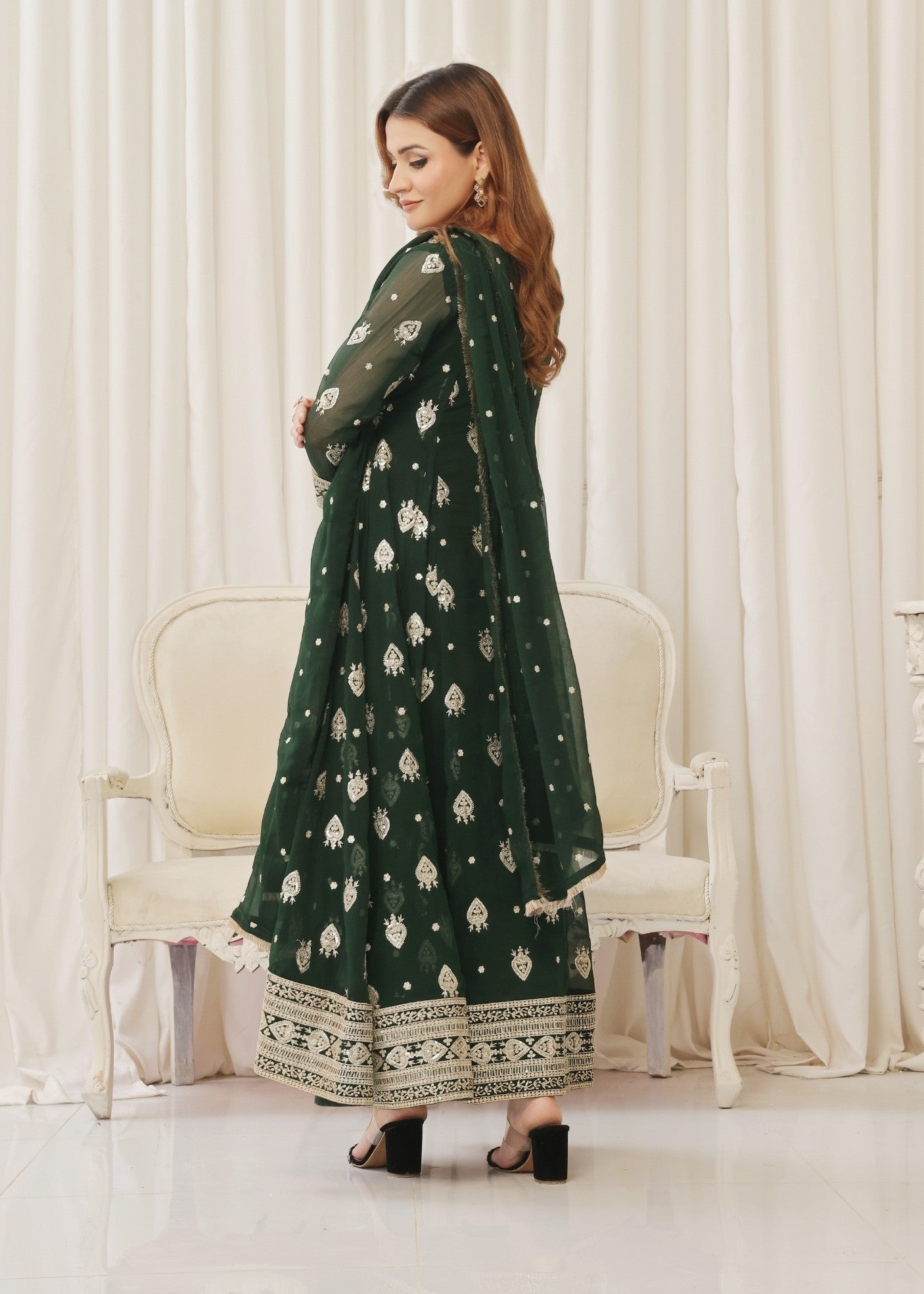 Abaan Zohan Raunak Green Women 3pcs