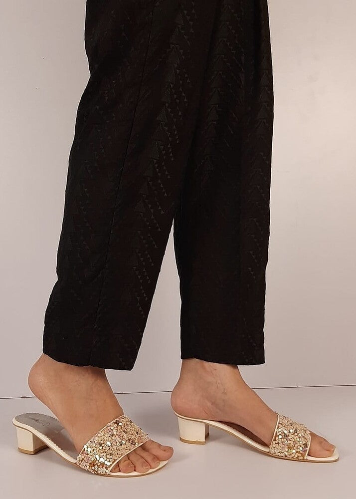 Zardi Chikankari Trouser – Black – ZT487 New Women 1pcs