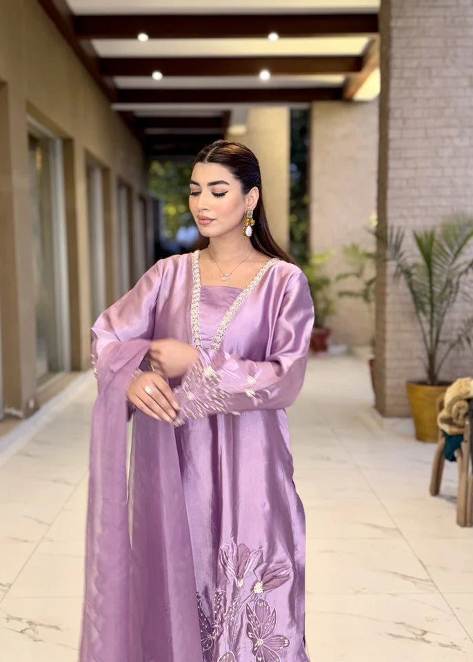 Maroon By Iqra Chaudhry Lavender Grace Women 3pcs