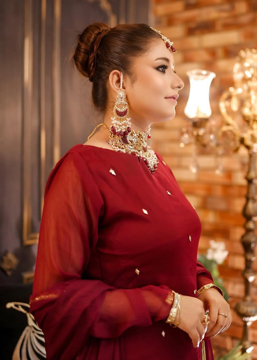 Eshals Wardrobe Crimson Bloom Women 3pcs