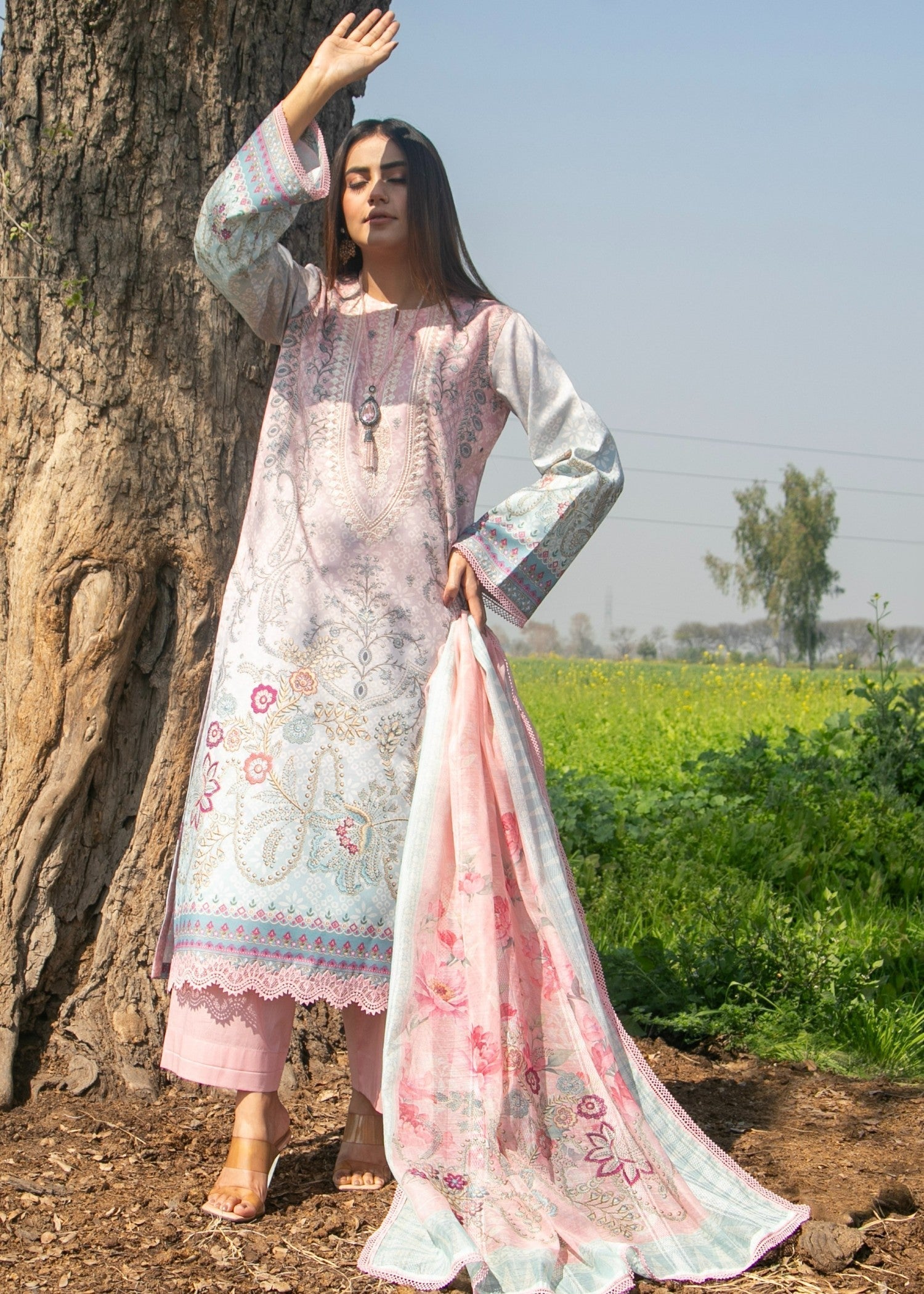 Chandan Nagri FREESIA LIGHTPINK Women 3pcs