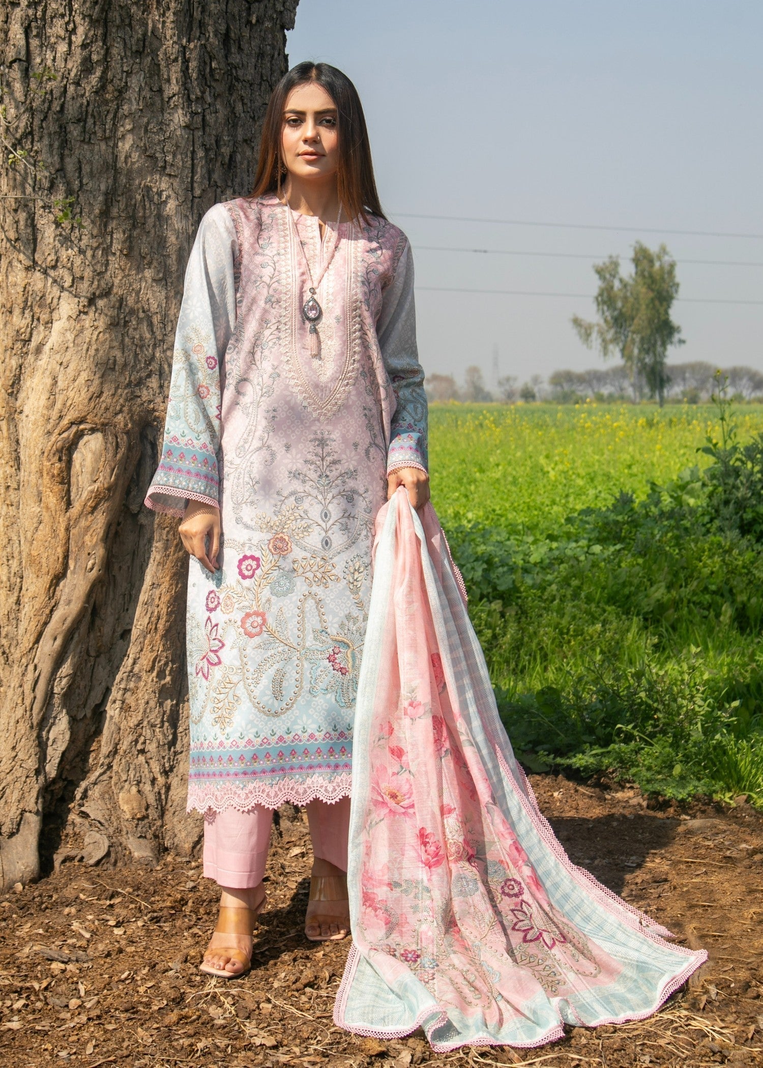 Chandan Nagri FREESIA LIGHTPINK Women 3pcs