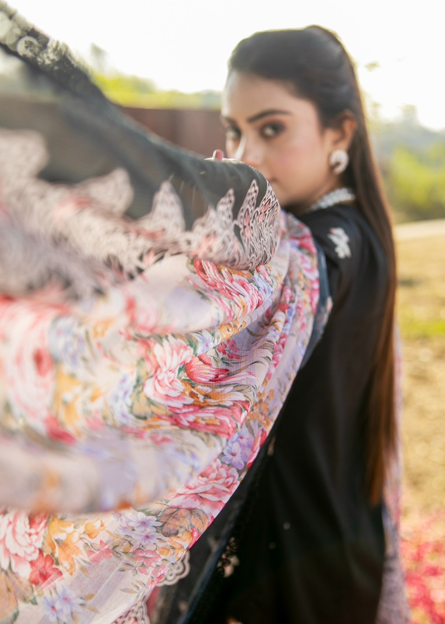 Chandan Nagri NISSA BLACK Women 3pcs