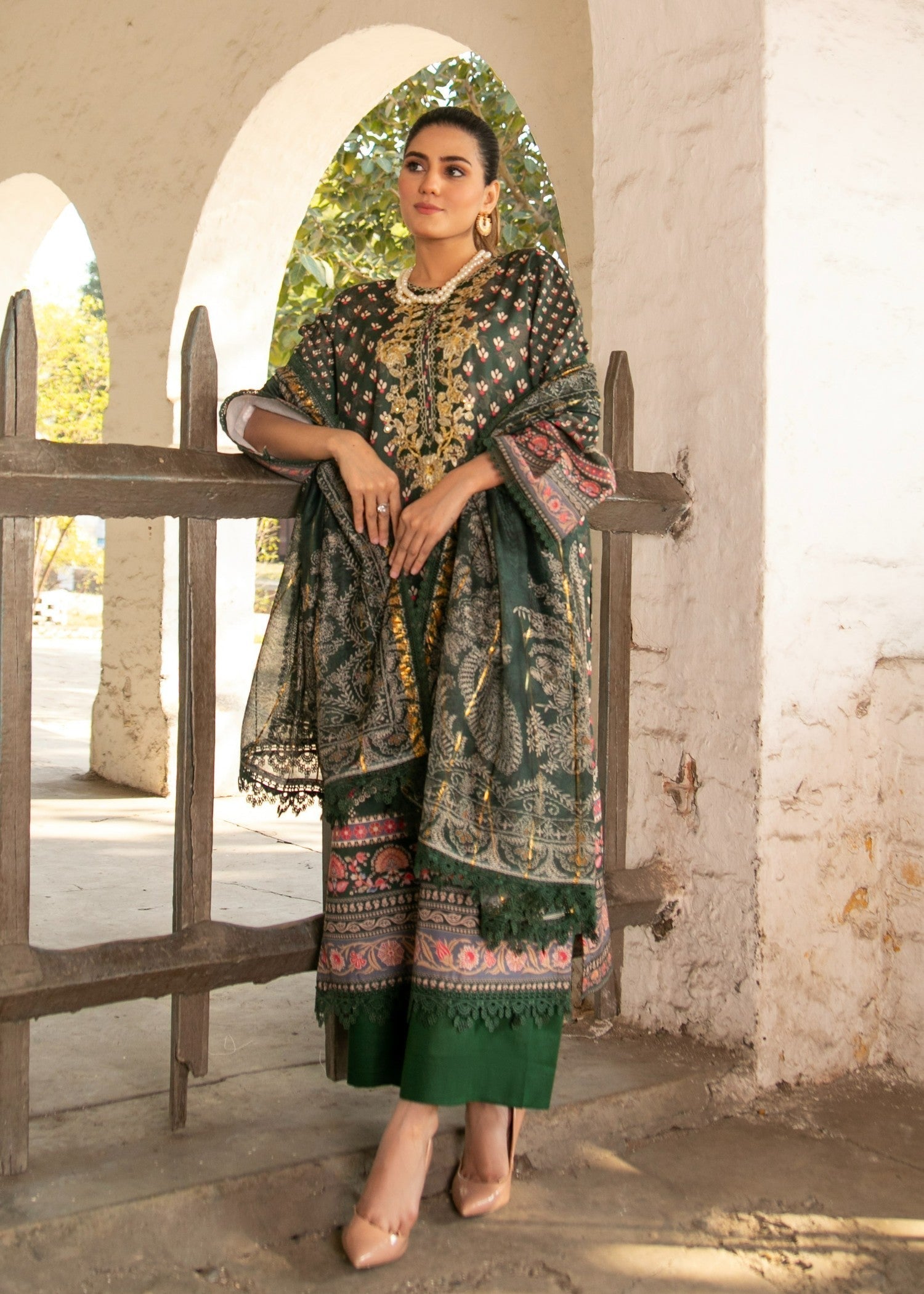 Chandan Nagri RHEA GREEN Women 3pcs