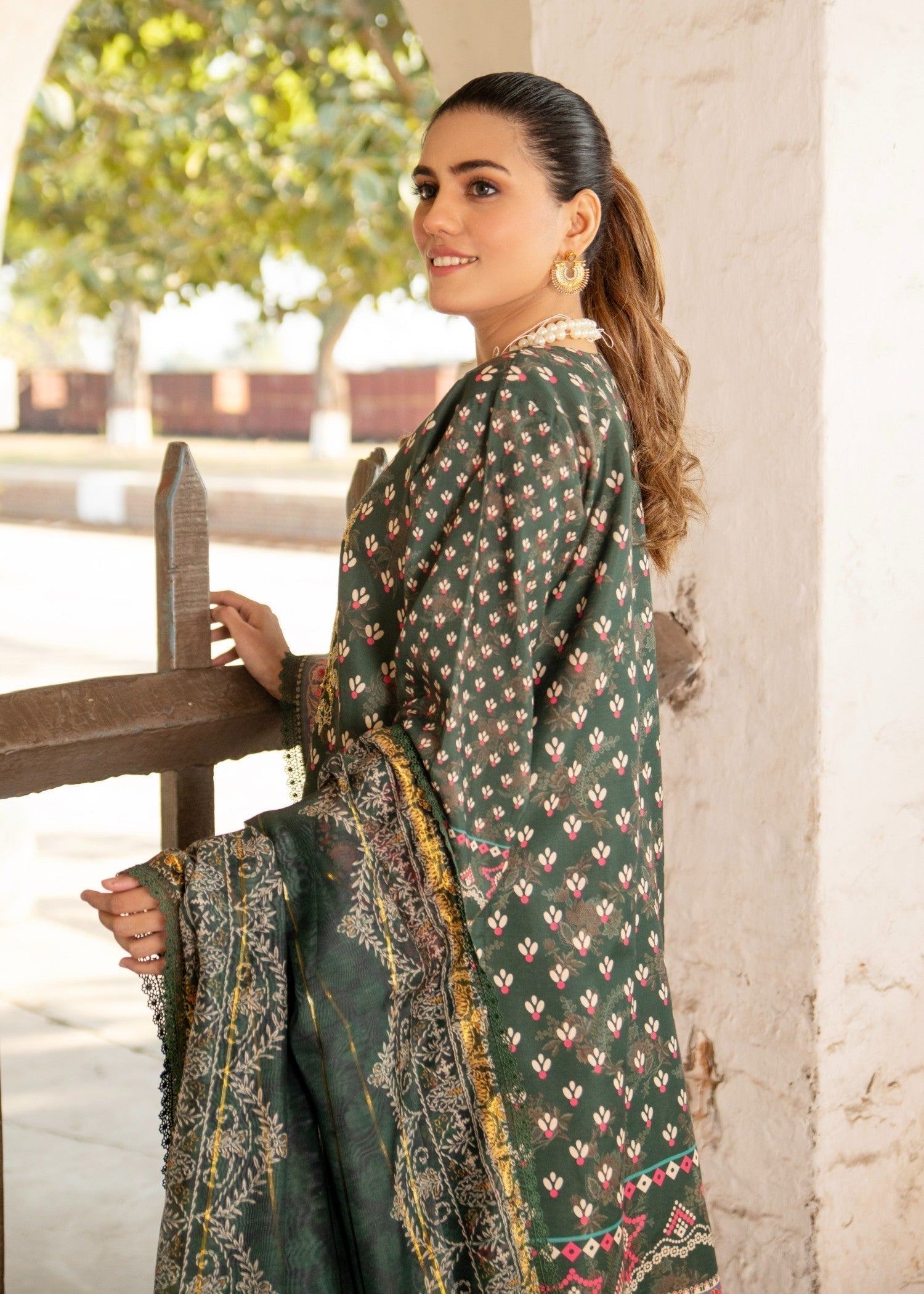 Chandan Nagri RHEA GREEN Women 3pcs
