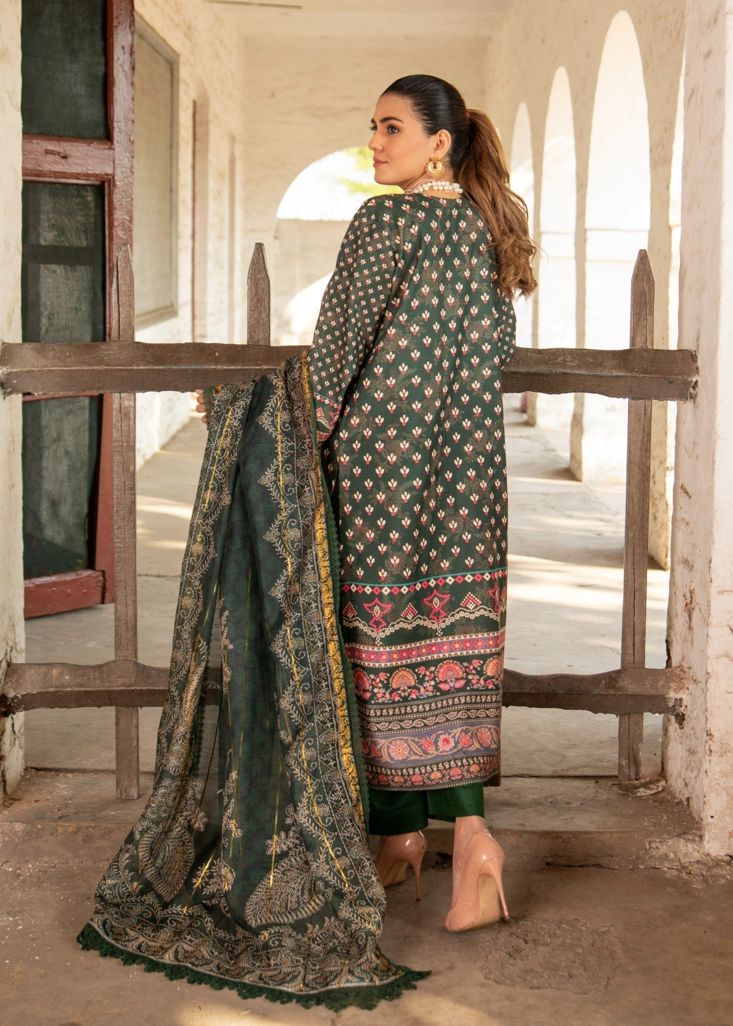 Chandan Nagri RHEA GREEN Women 3pcs