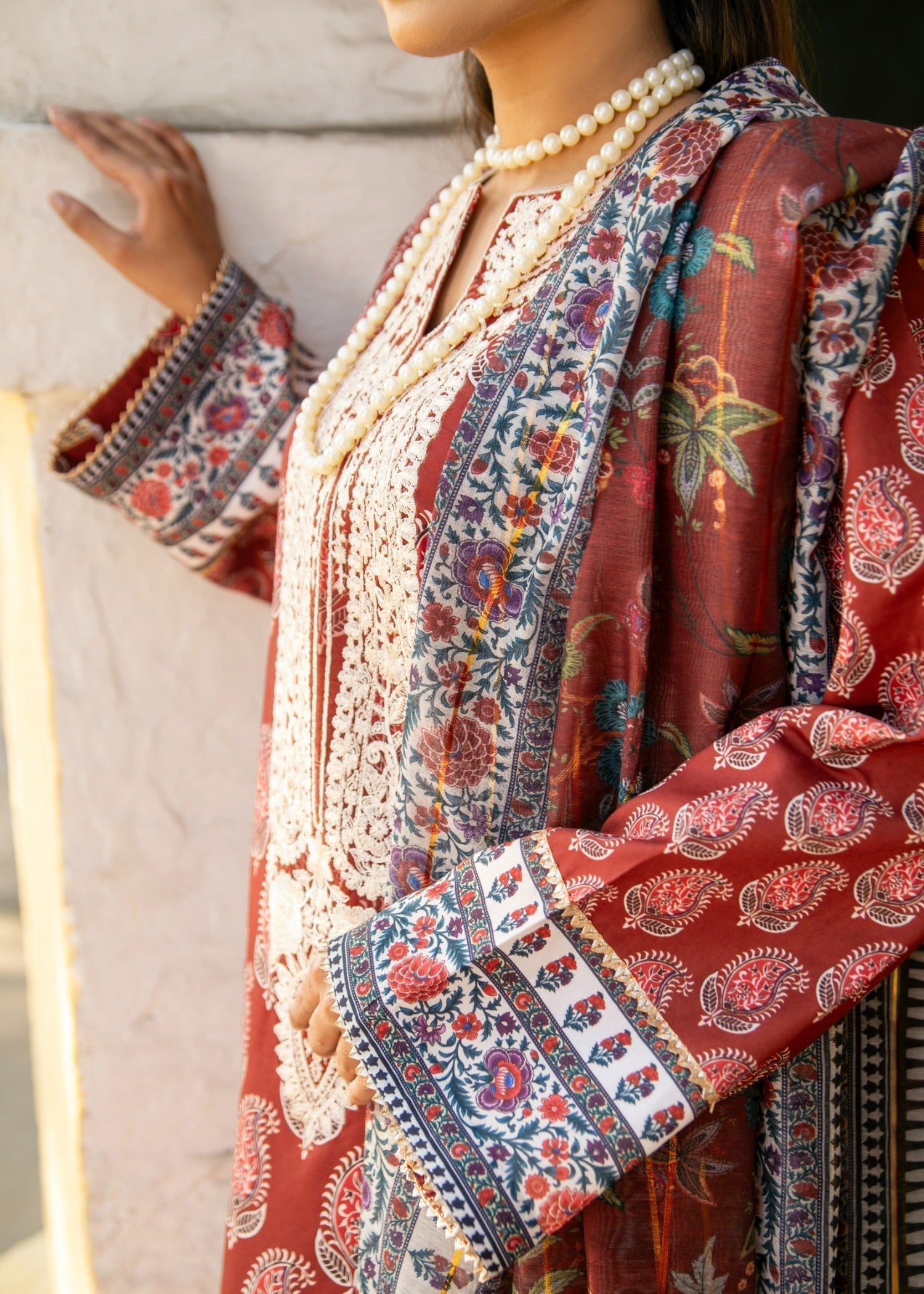 Chandan Nagri Amelia MAROON Women 3pcs