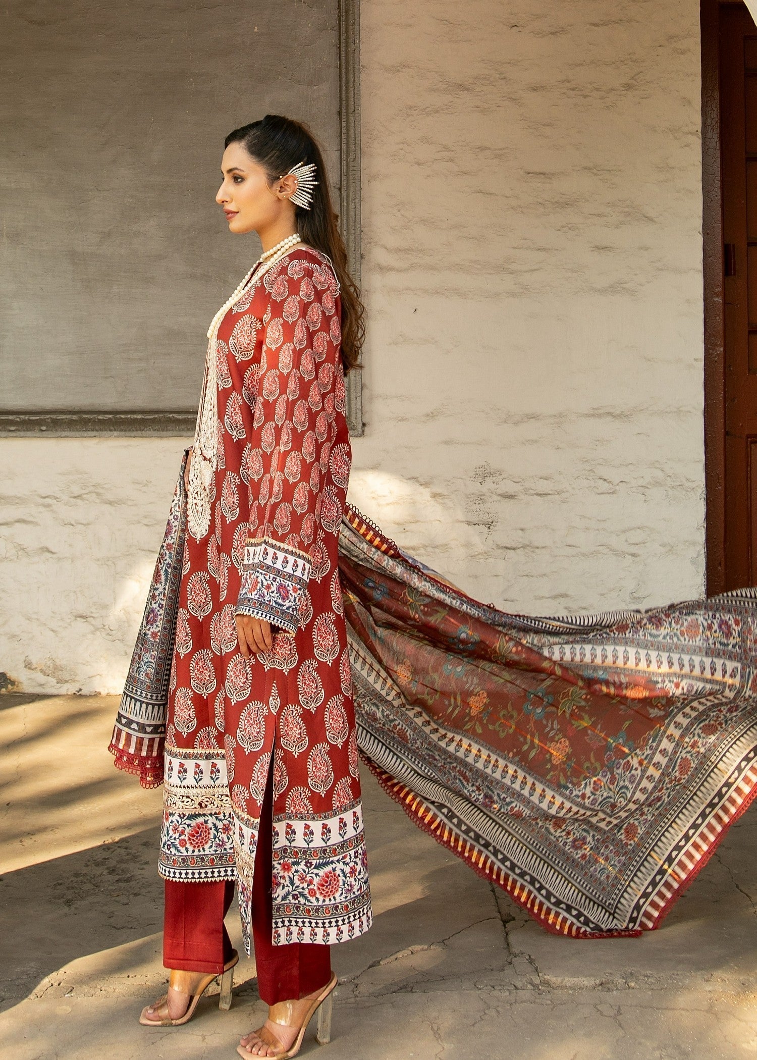 Chandan Nagri Amelia MAROON Women 3pcs