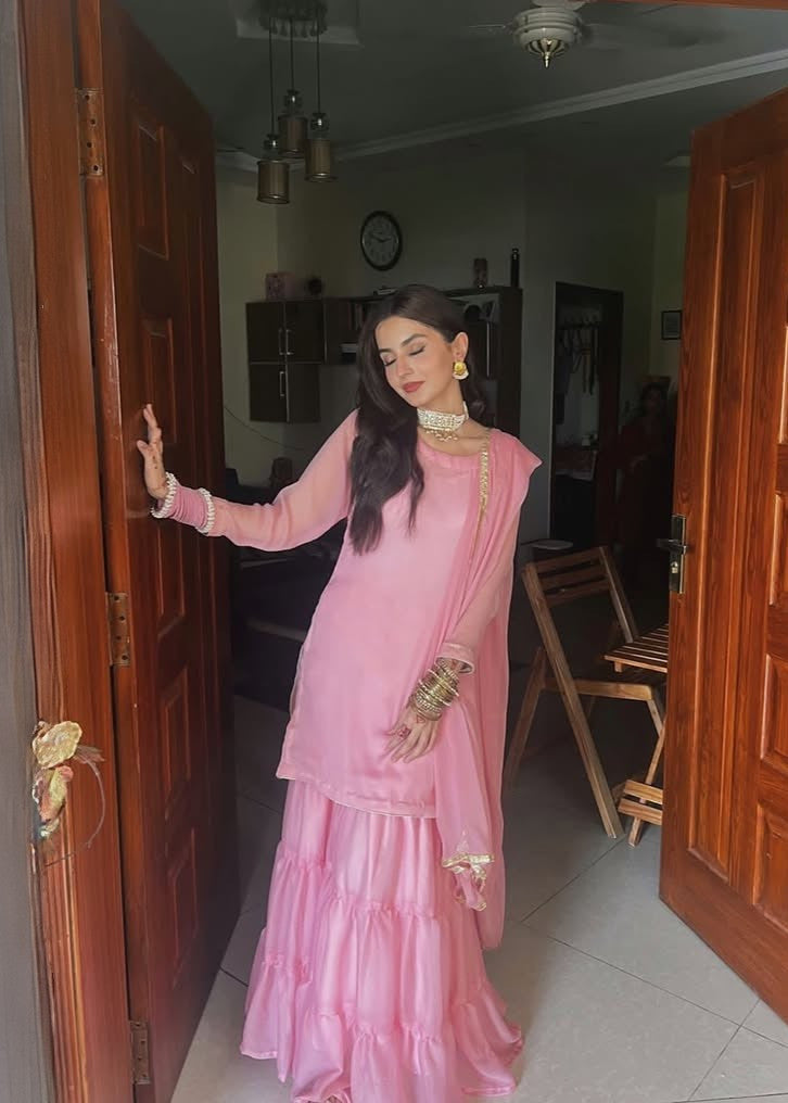 Eshals Wardrobe Pastel Pink Women 3pcs