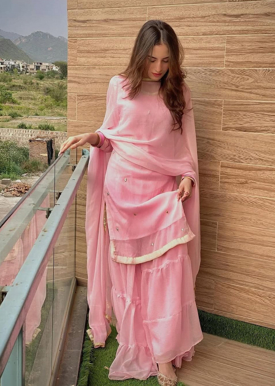 Eshals Wardrobe Pastel Pink Women 3pcs