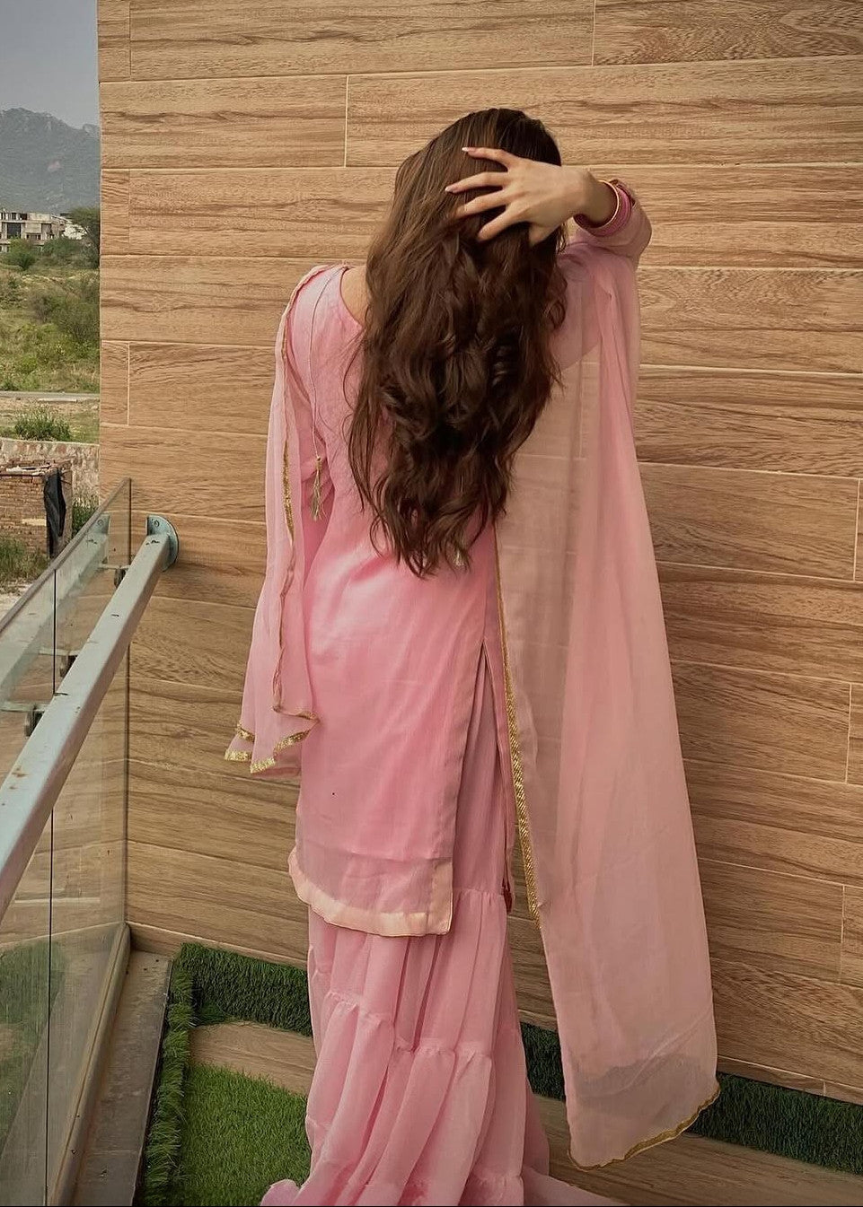 Eshals Wardrobe Pastel Pink Women 3pcs