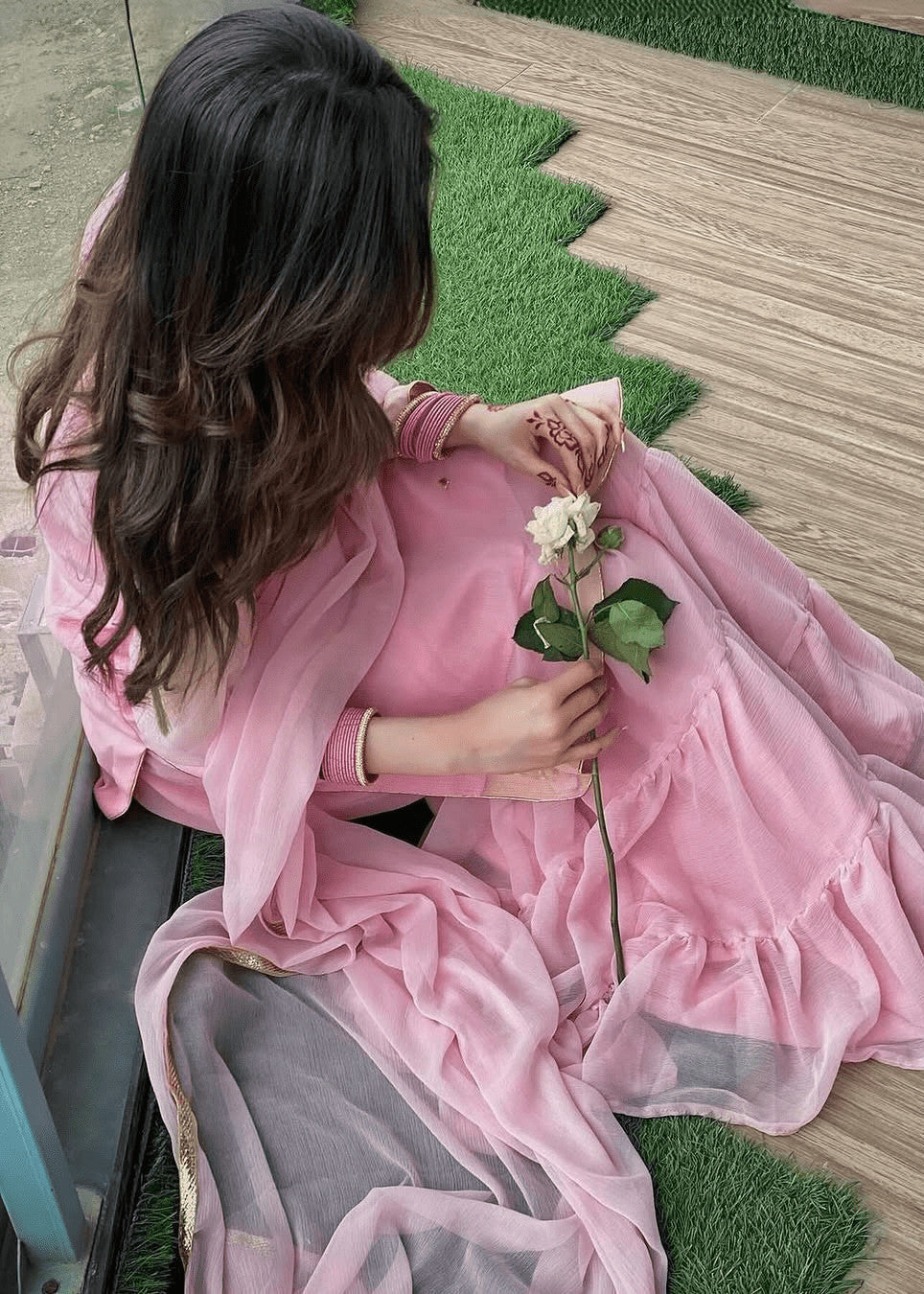 Eshals Wardrobe Pastel Pink Women 3pcs