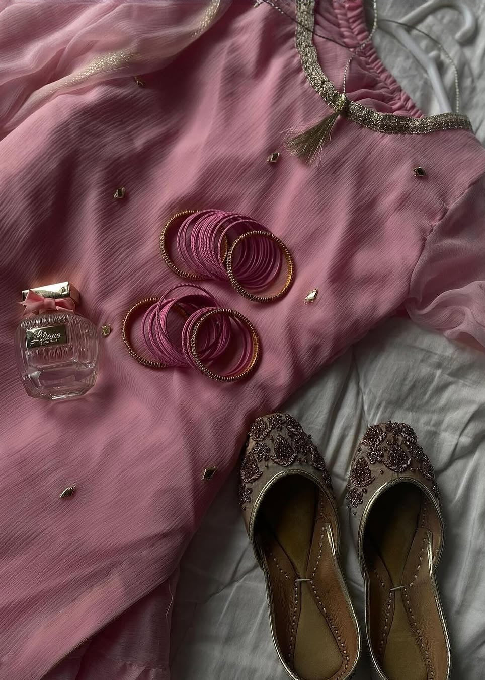 Eshals Wardrobe Pastel Pink Women 3pcs