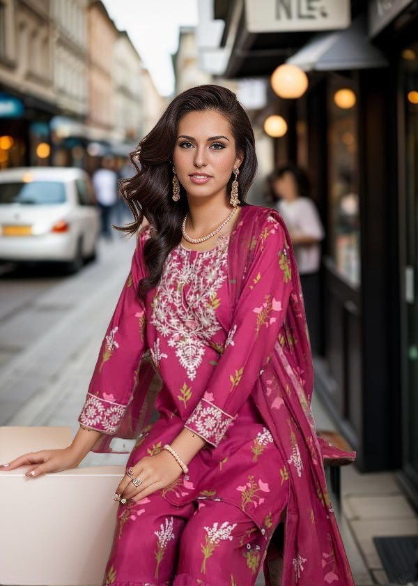 Libas Thread Patch Gharara Women 2pcs