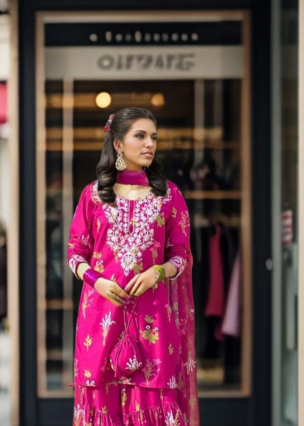 Libas Thread Patch Gharara Women 2pcs