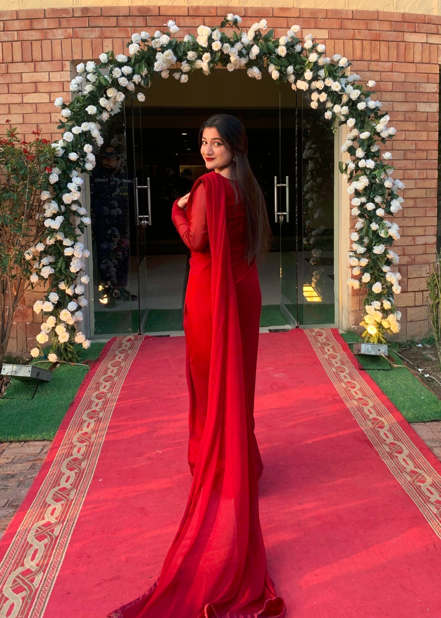 Culaccino Saree Studio Cherry Luxe Drape Women 3pcs