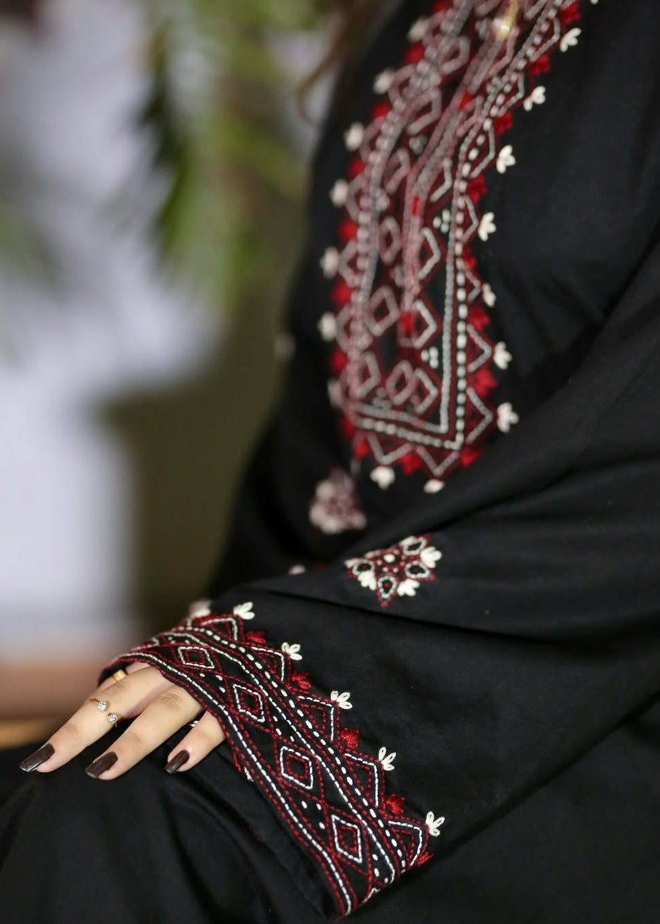 Shehroz Fashion Black Luxe Embroidery Women 2pcs