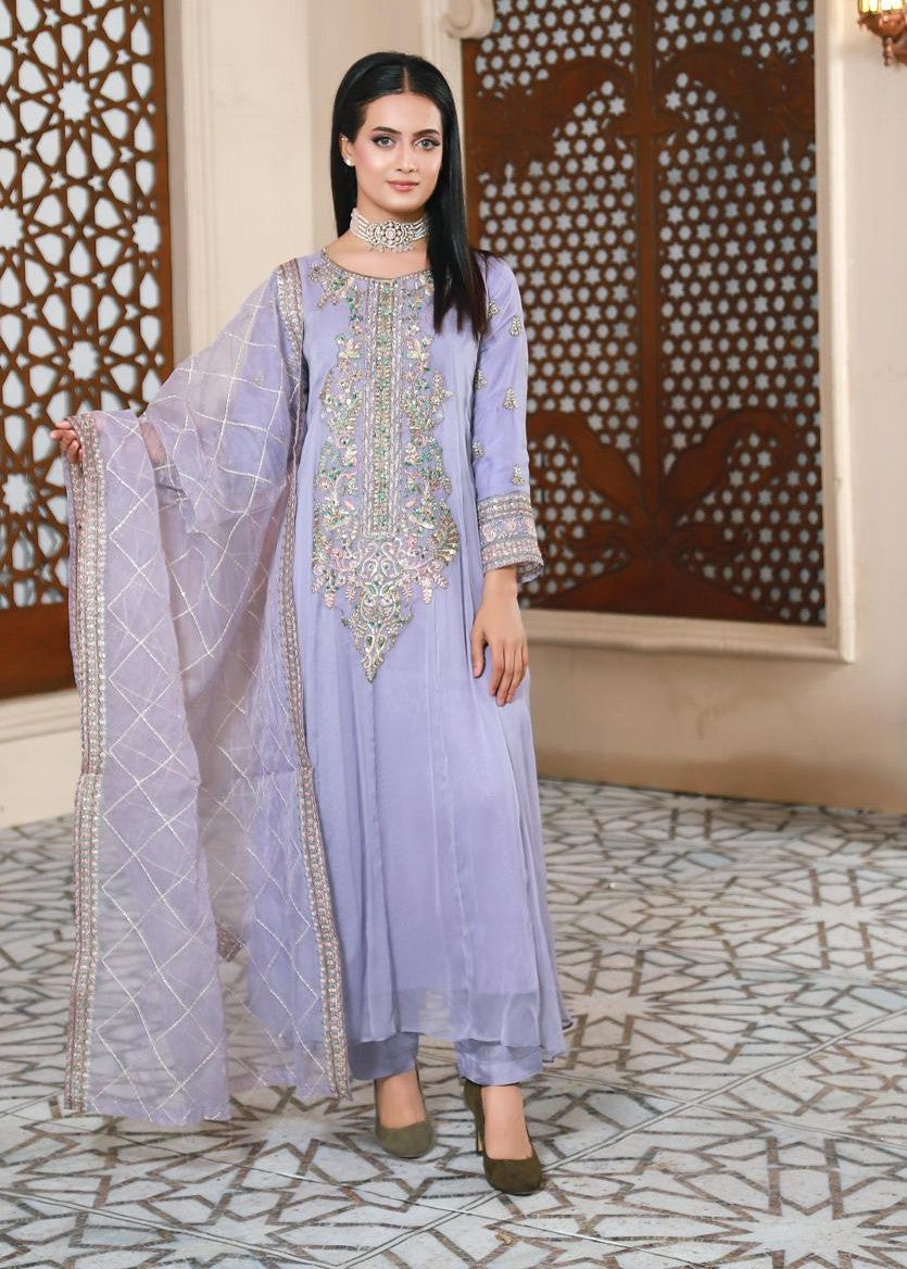 Pehnawa Fashion CHIFFON MAXI FLAIR Women 3pcs