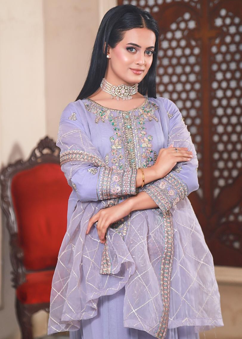 Pehnawa Fashion CHIFFON MAXI FLAIR Women 3pcs