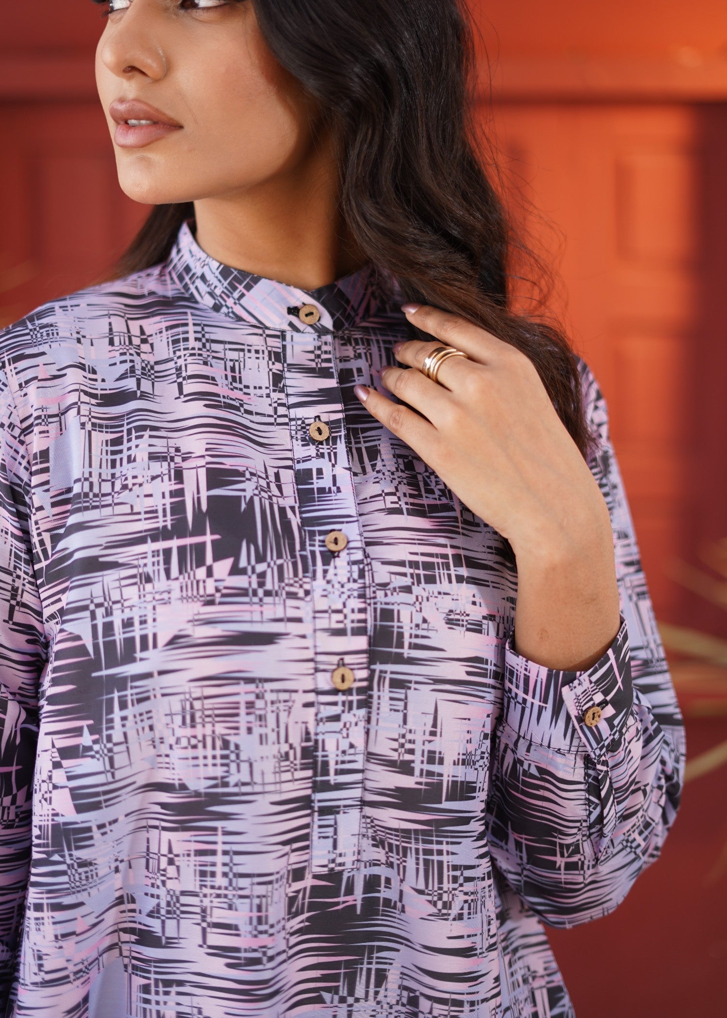 Suitsu Lilac Dream Scape Women 2pcs