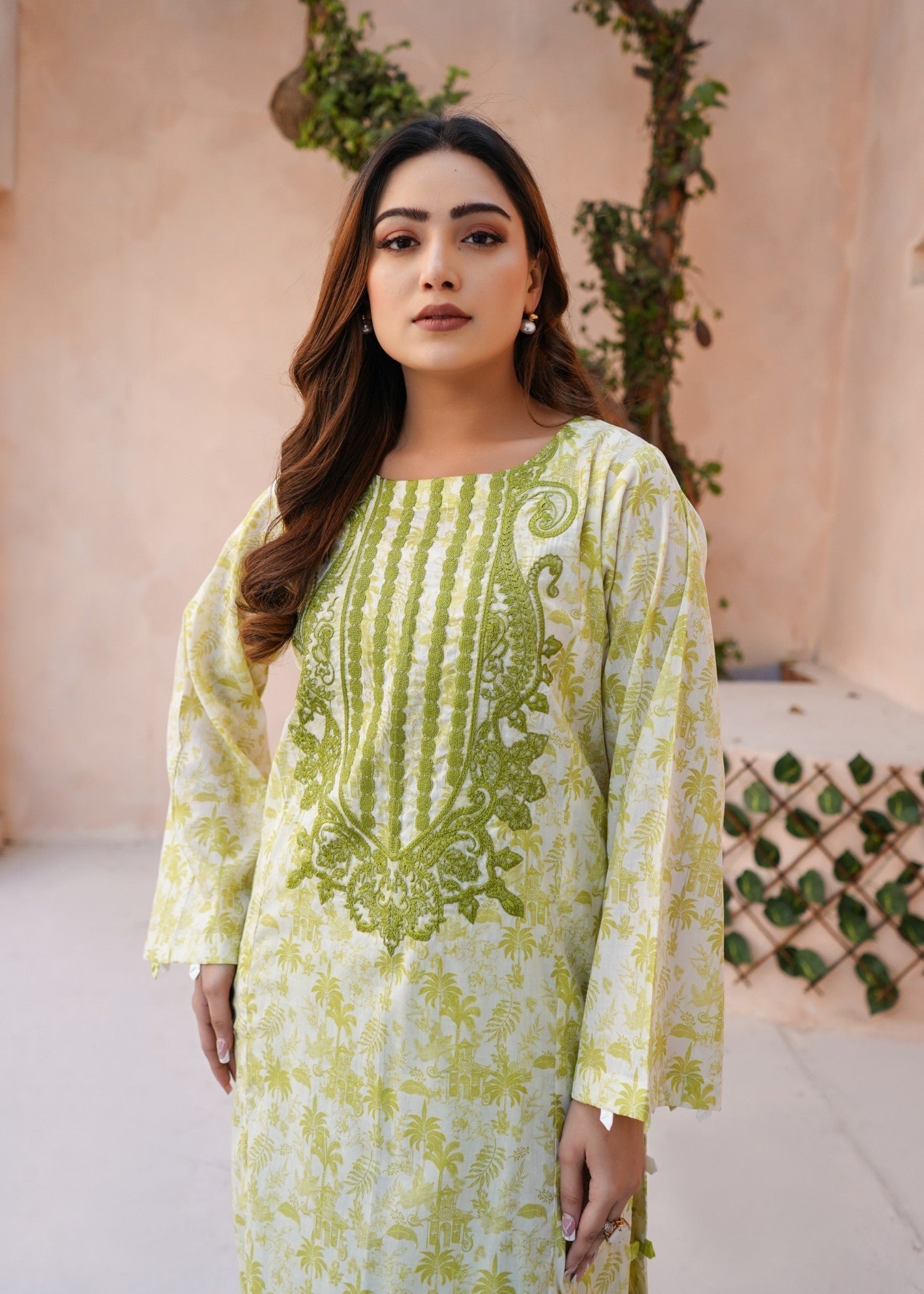Yolo Pret Embroidered & Digital Print Lawn JASHAN S25 0052 Women 2pcs