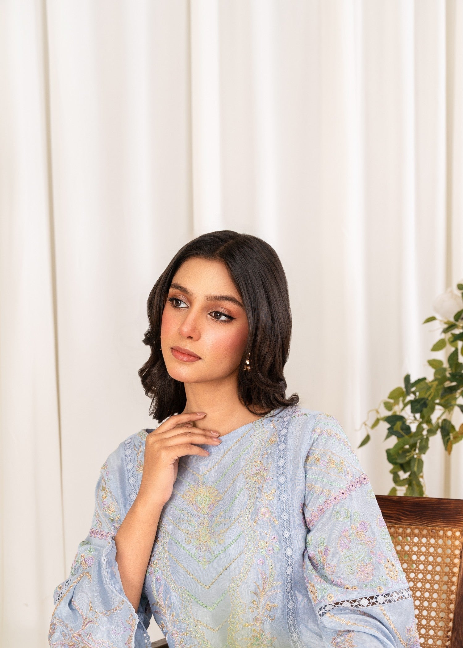 Sara Jahan HOORIYA BLUE Women 3pcs