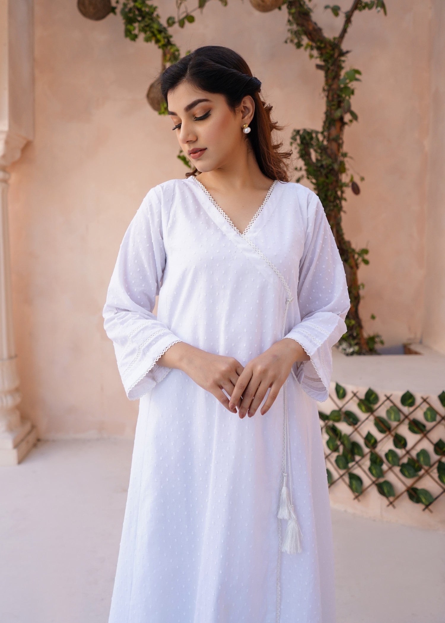 Yolo Pret Broshia Jacquard Lawn Angrakha Frock JASHAN S25 0011 Women 2pcs