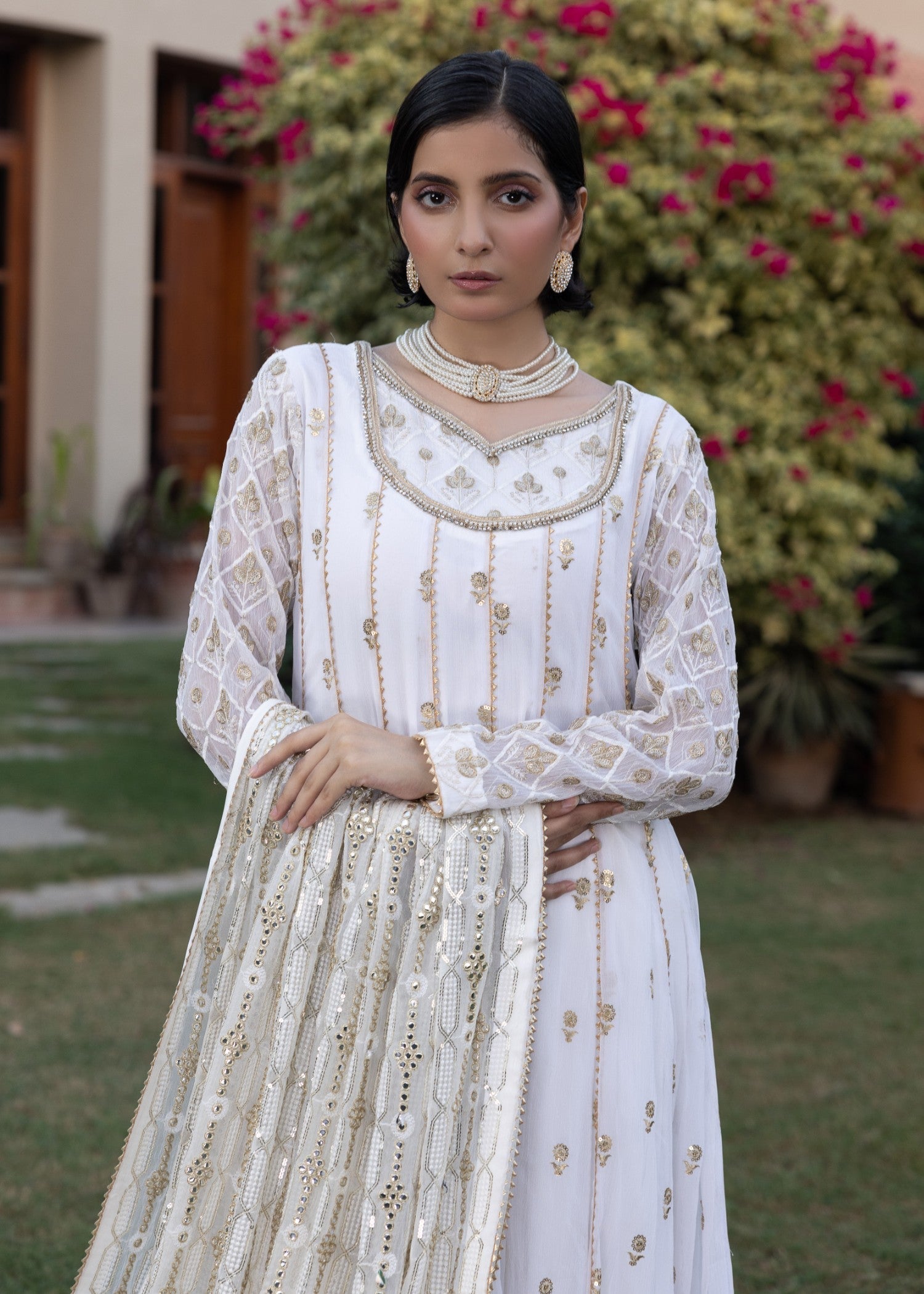 Ayesha Closet HEER WHITE Women 3pcs