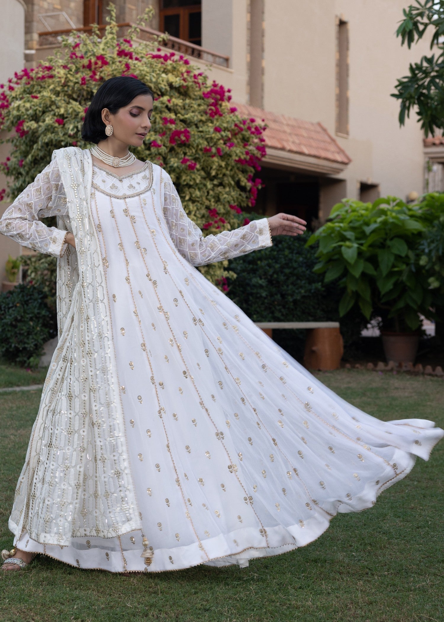 Ayesha Closet HEER WHITE Women 3pcs