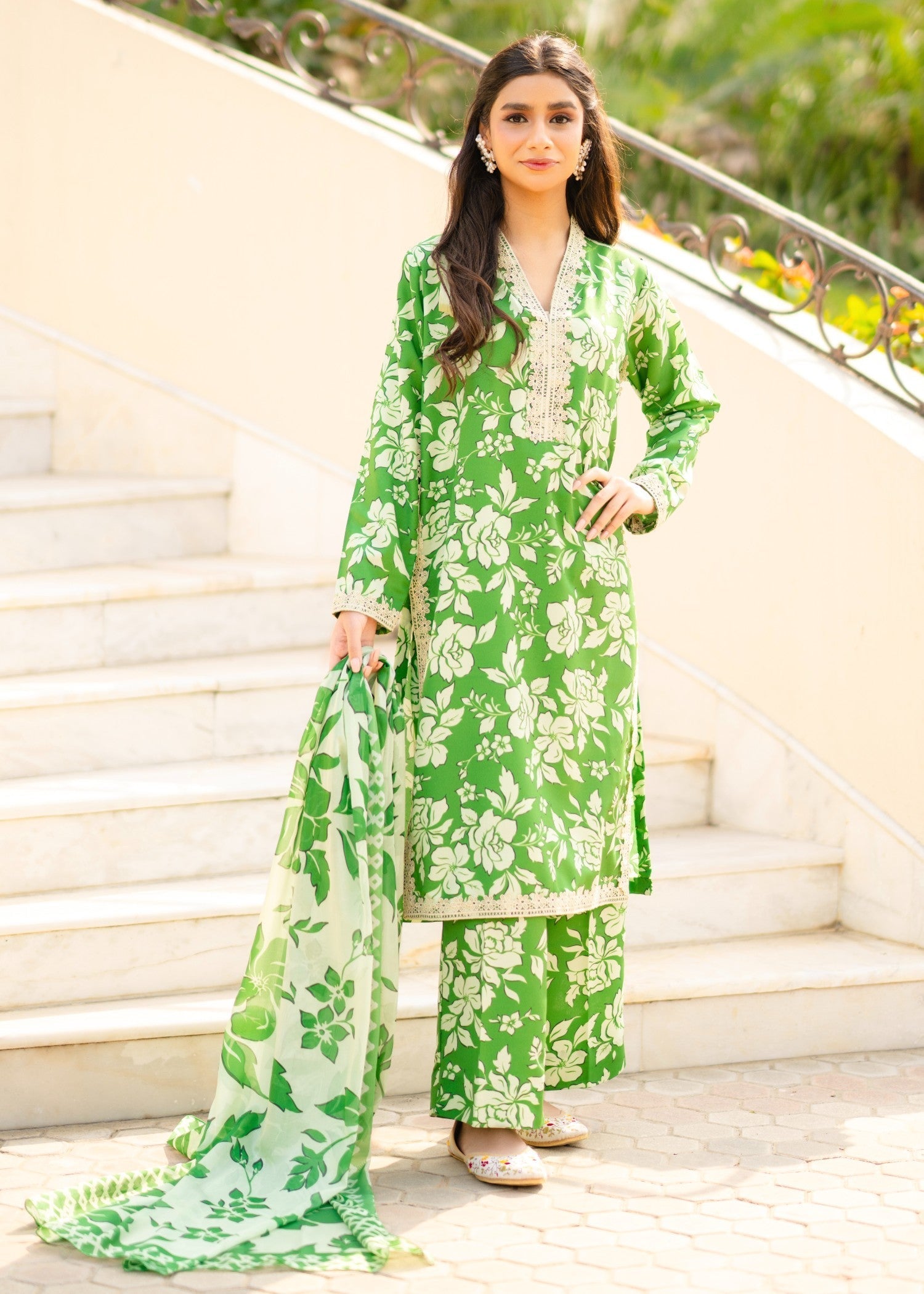 Laiba Mir Rosemary Premium Lawn Women 3pcs