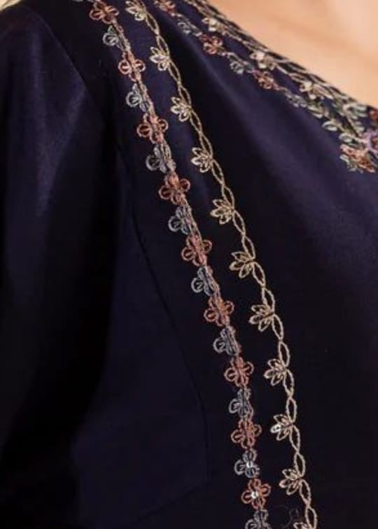 The Turkish Wear Blue Bell Kurta Set Women 2pcs