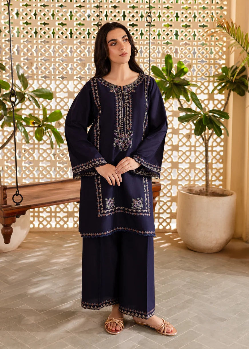 The Turkish Wear Blue Bell Kurta Set Women 2pcs