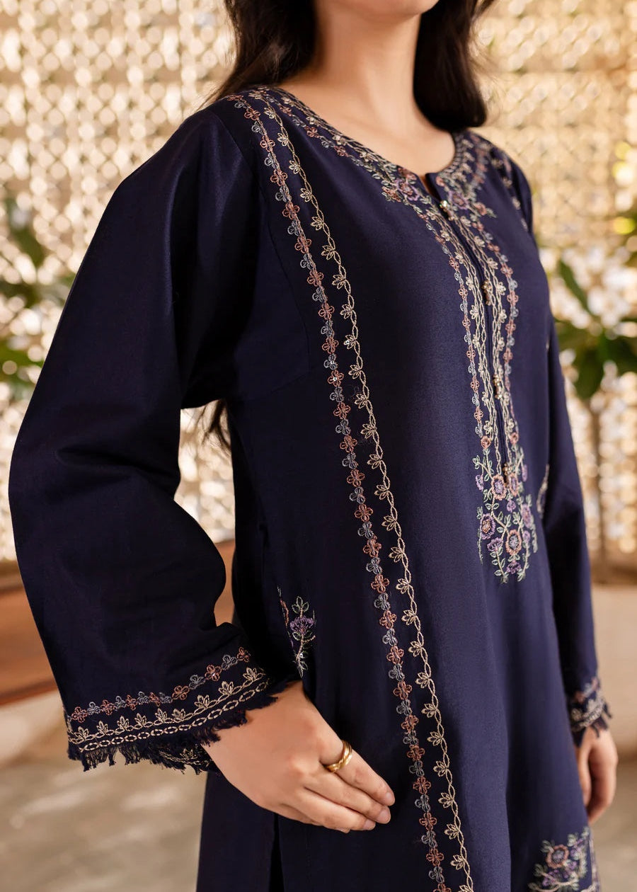 The Turkish Wear Blue Bell Kurta Set Women 2pcs